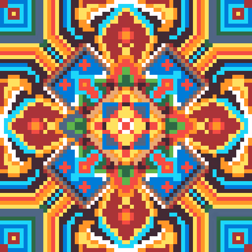 Pixel Mandala 001