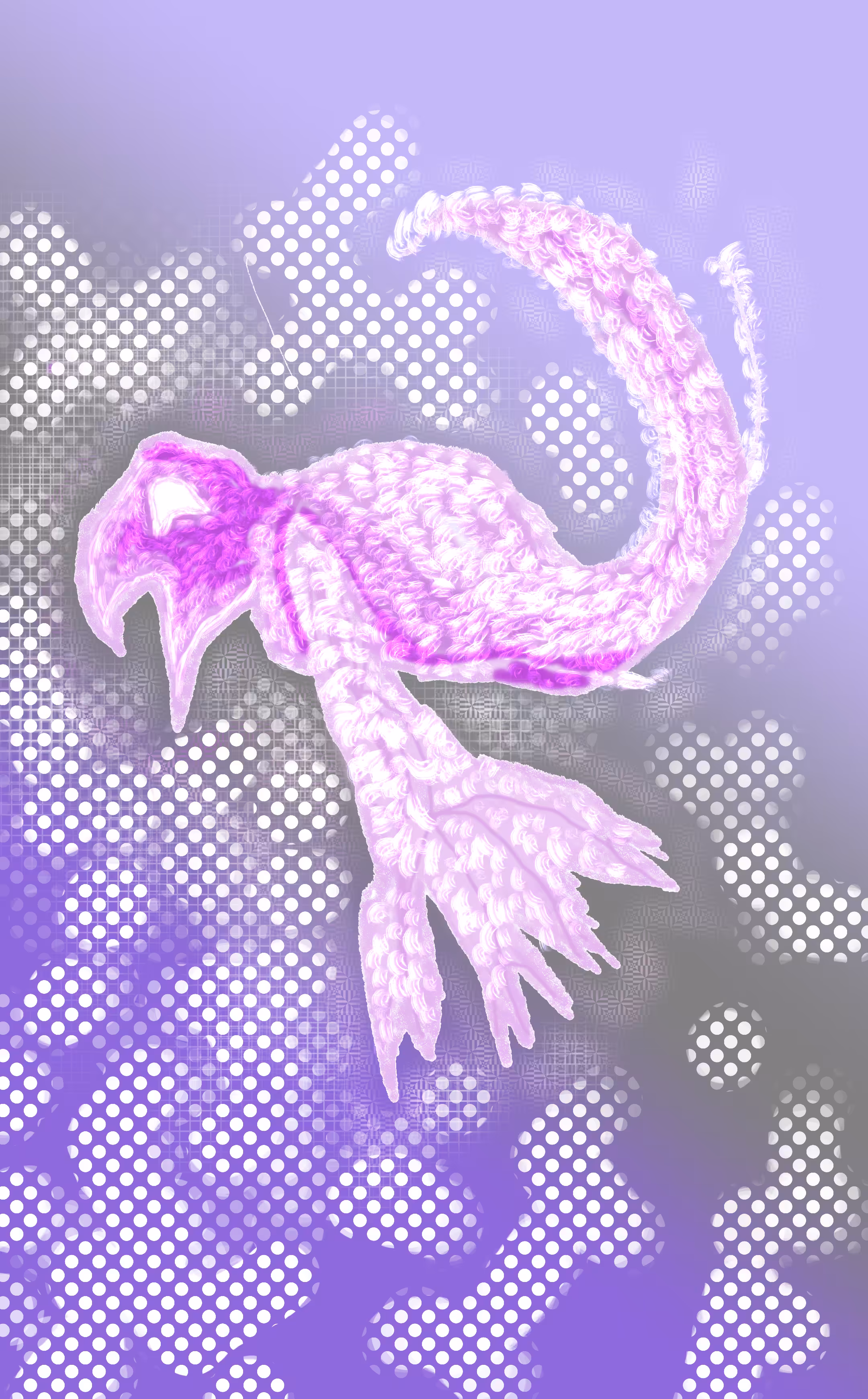 Abstract purble Creation