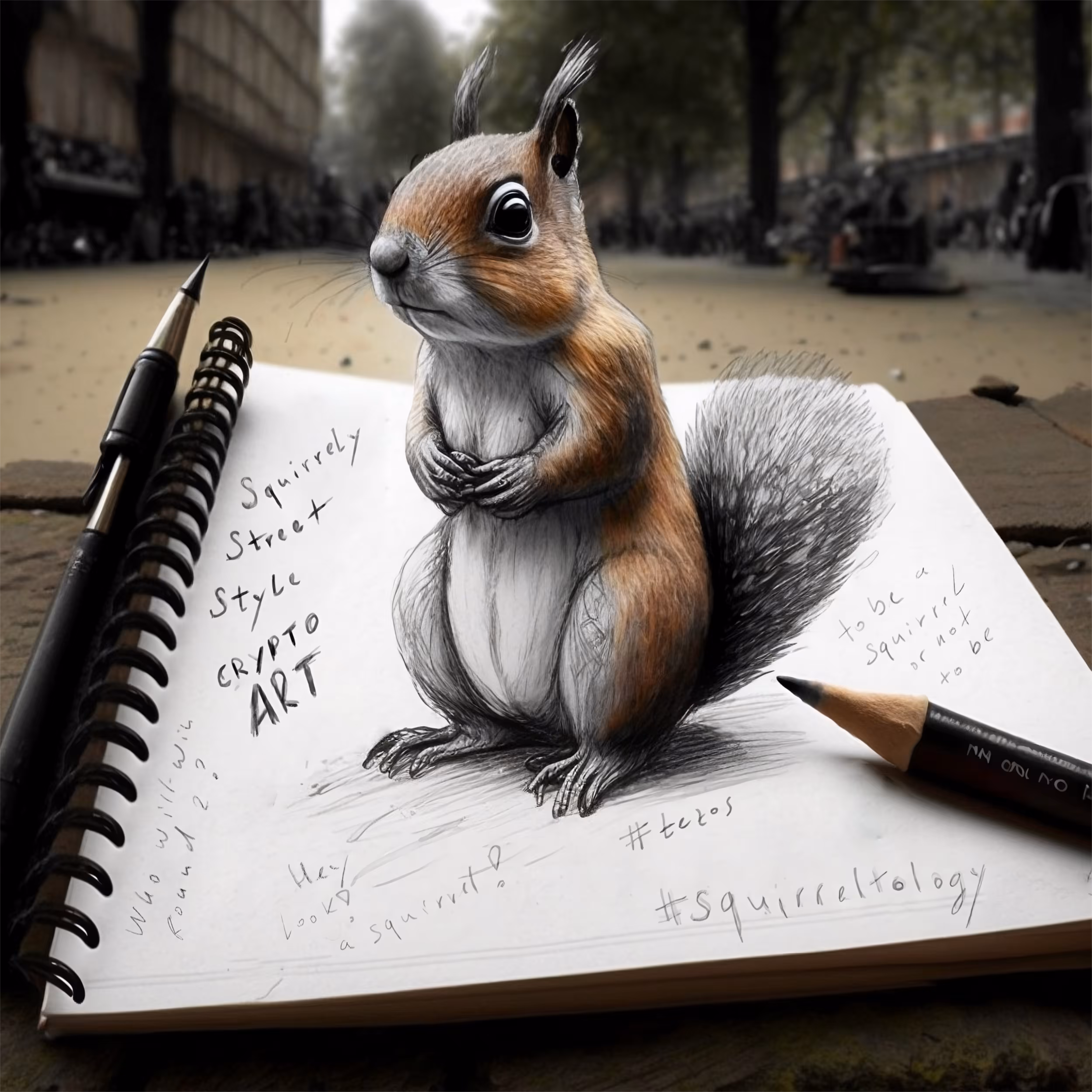 Squirrel Street Sketch