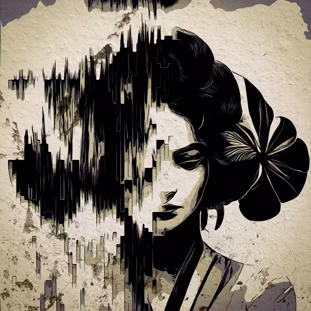 Aikichi - A beautiful geisha, a professional entertainer