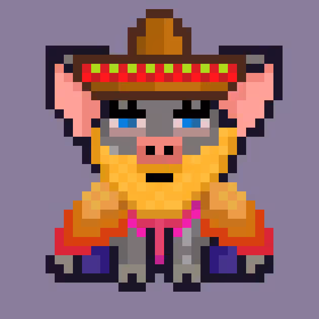 Punk Pig #00134