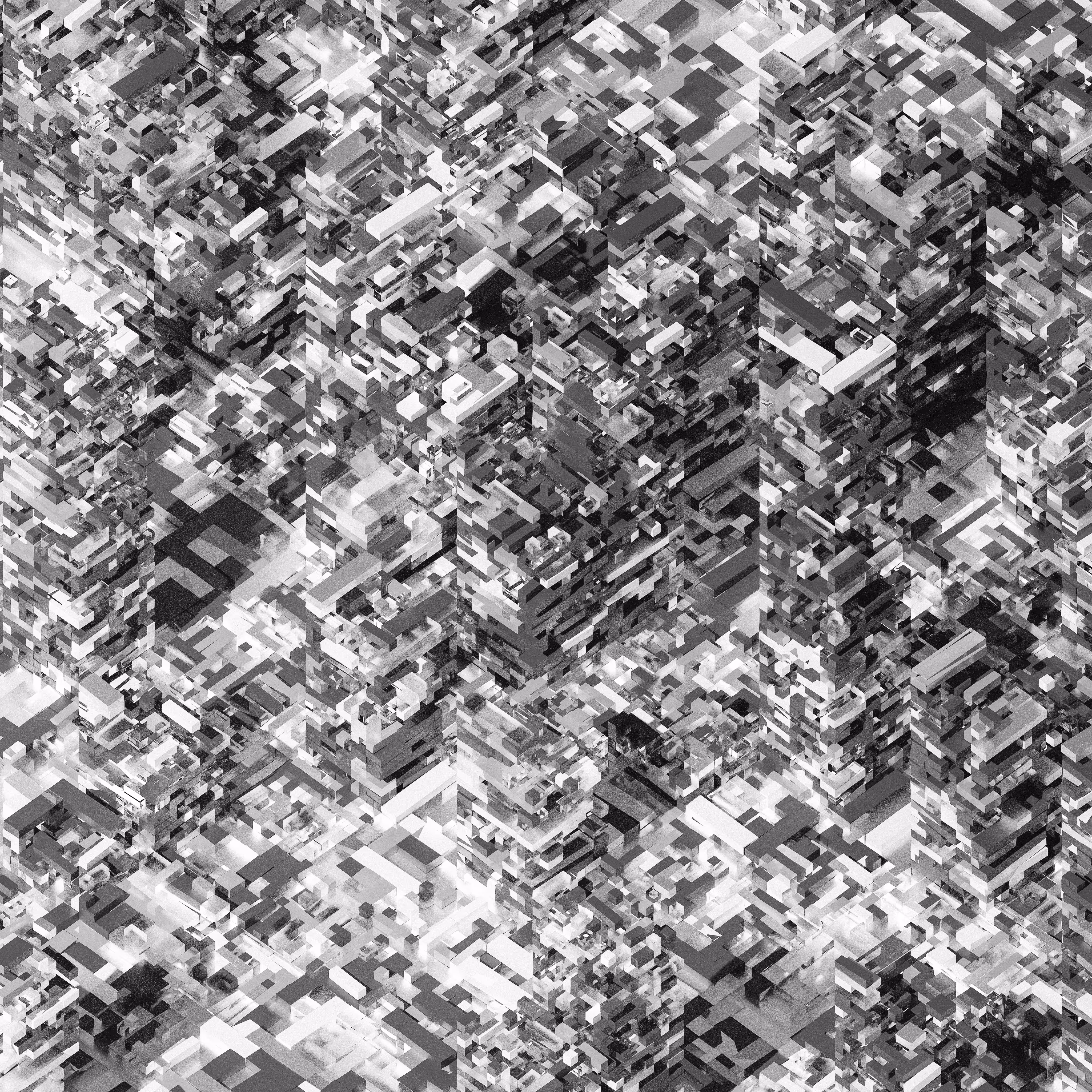 City pattern (B&W)