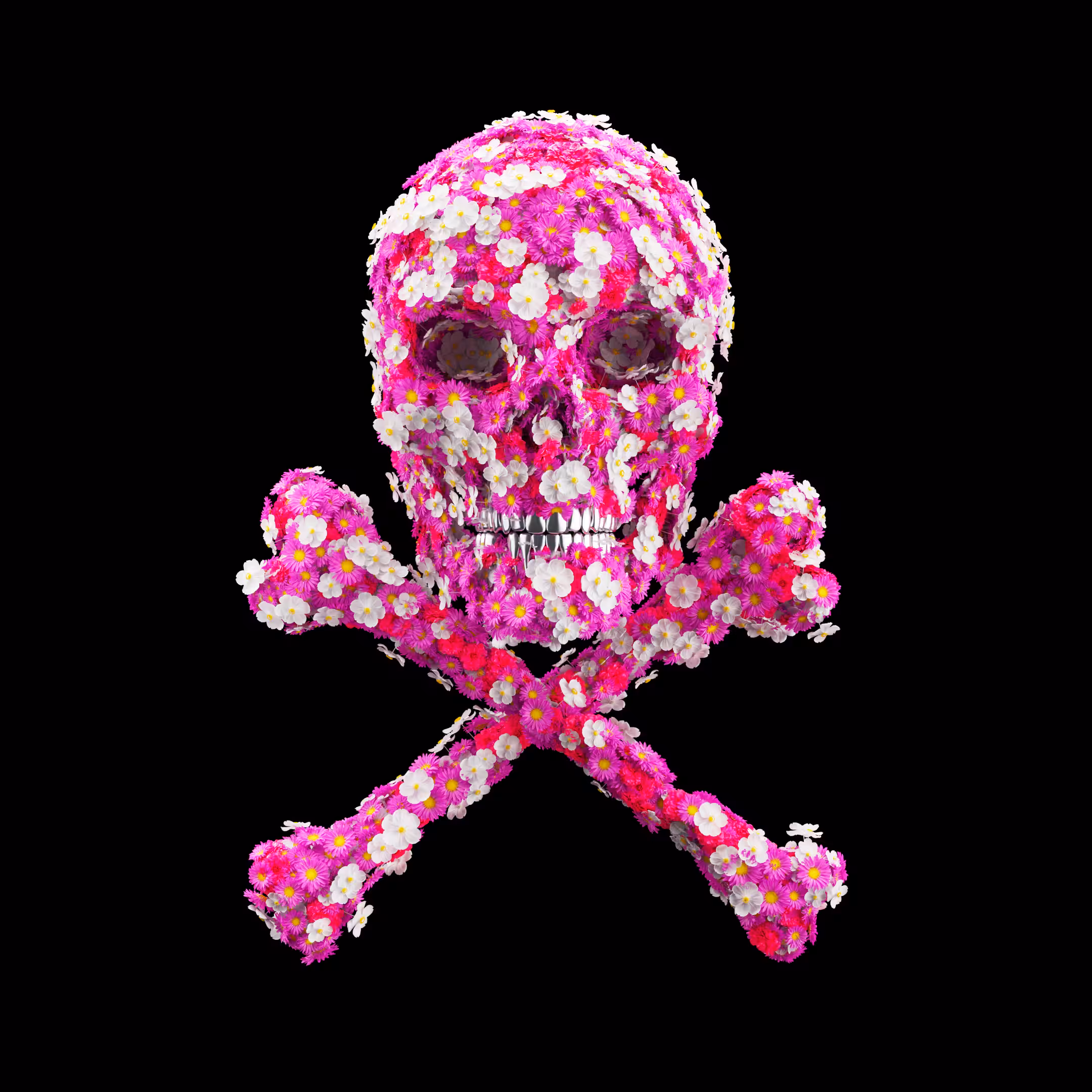 Flower Skull