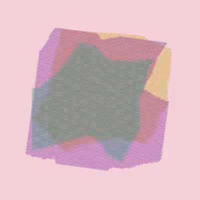 Moiré Mesh Paintings #6
