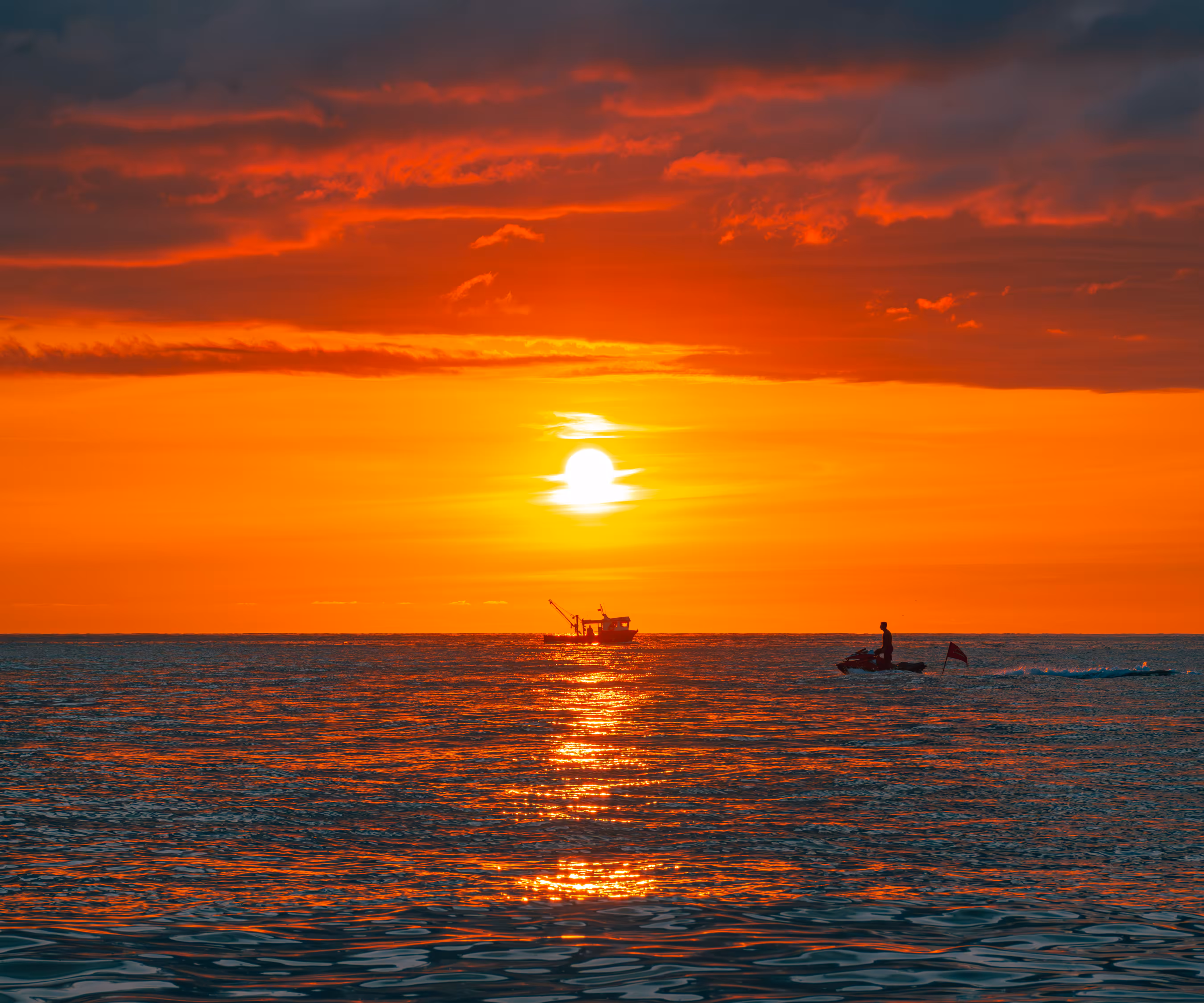 Towards the sun