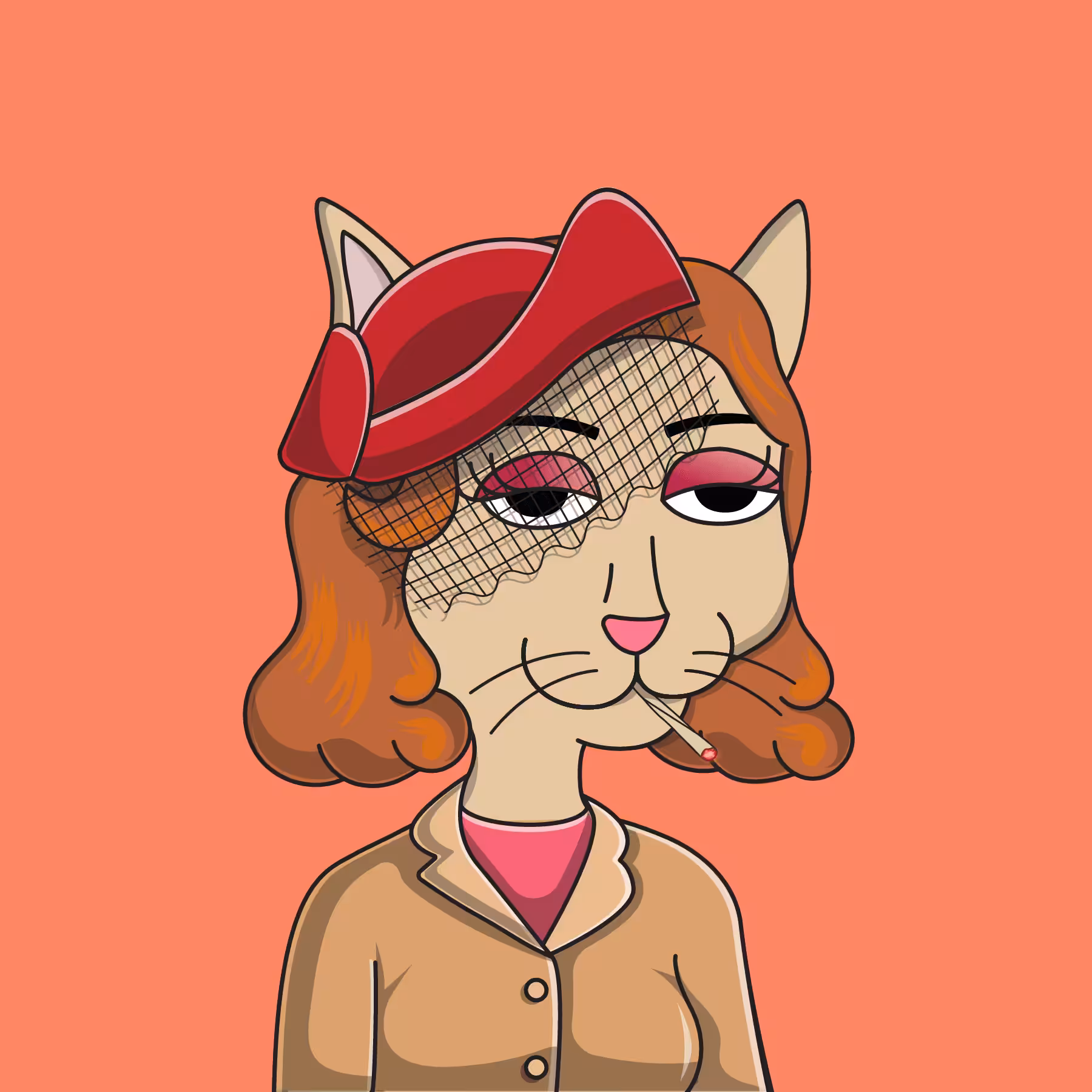 Girl Cat #386