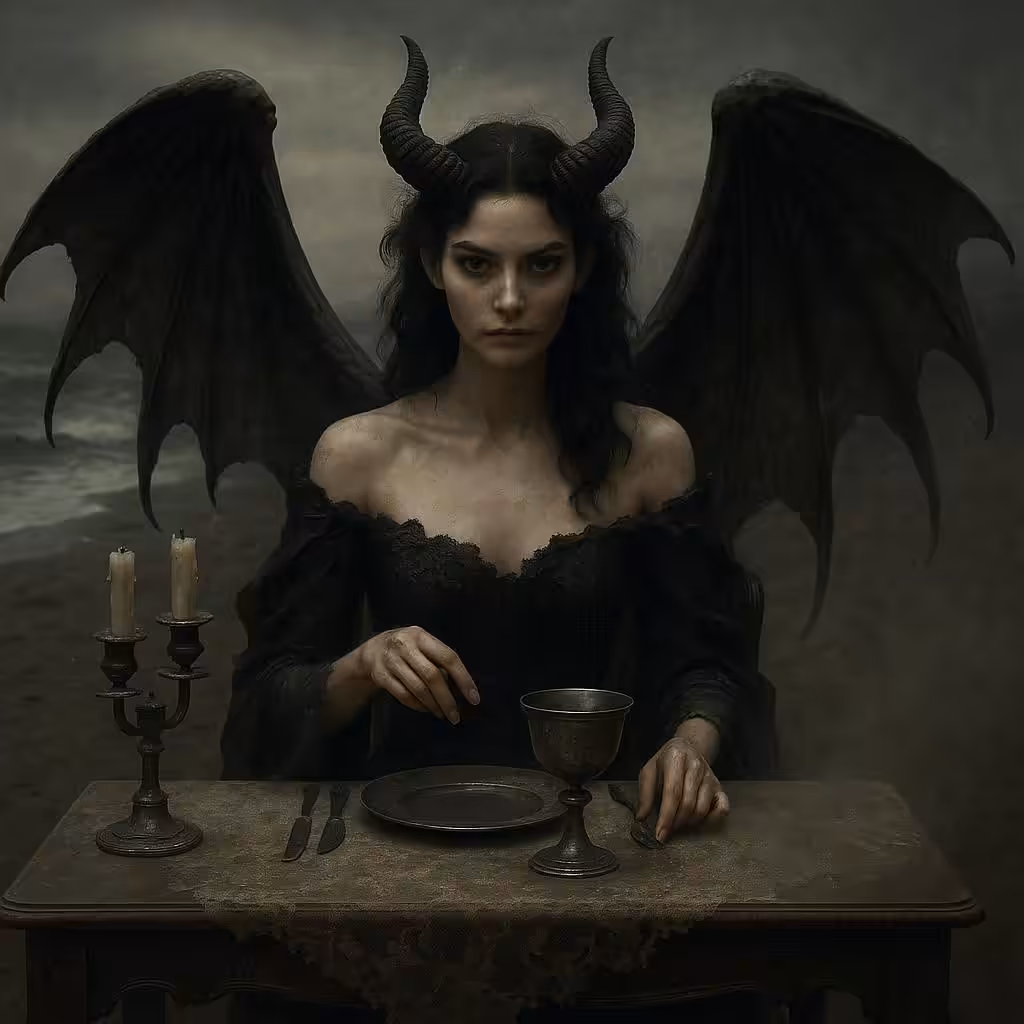 Beautiful horned fairy