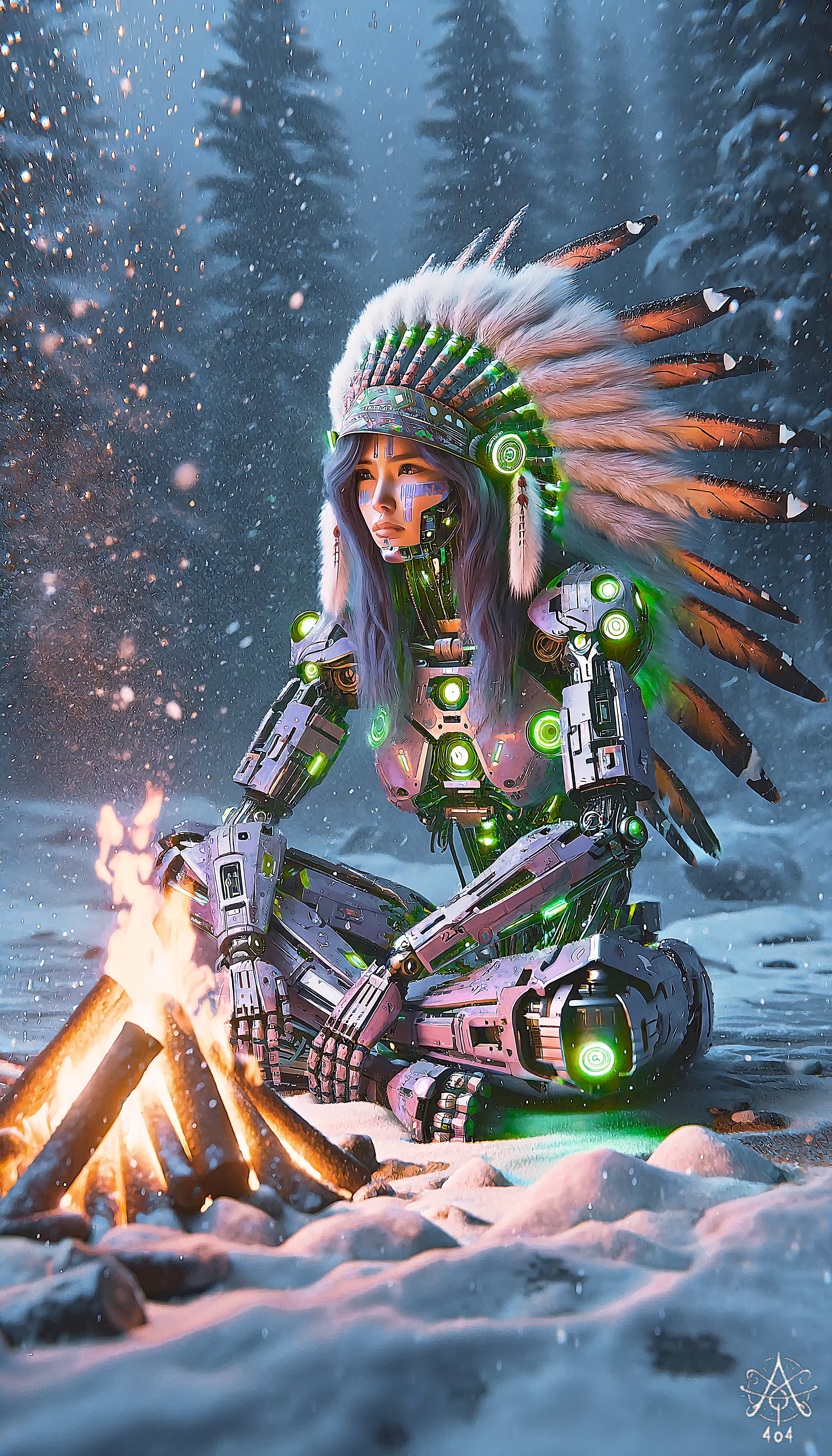 Techkakwitha - Inspired by Kateri Tekakwitha - Mohawk #NPW008