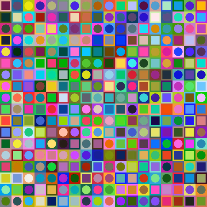 Square Dot Composition #4