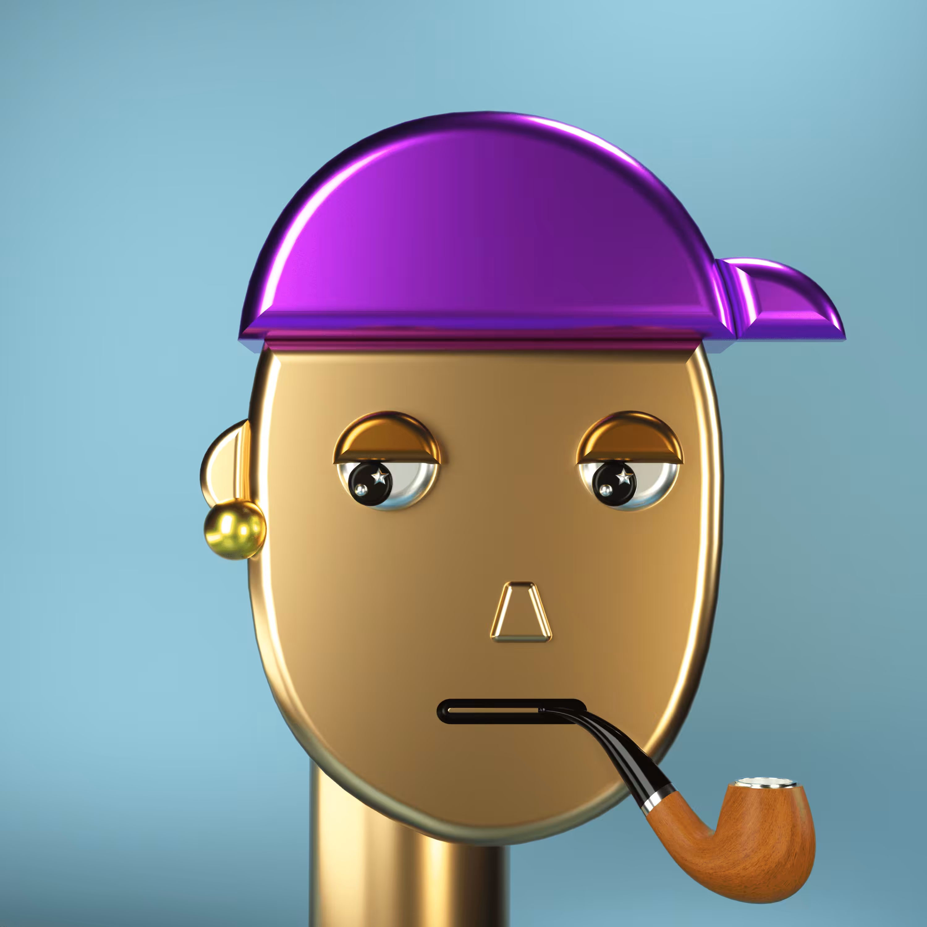 3D Chrome Punk #0274