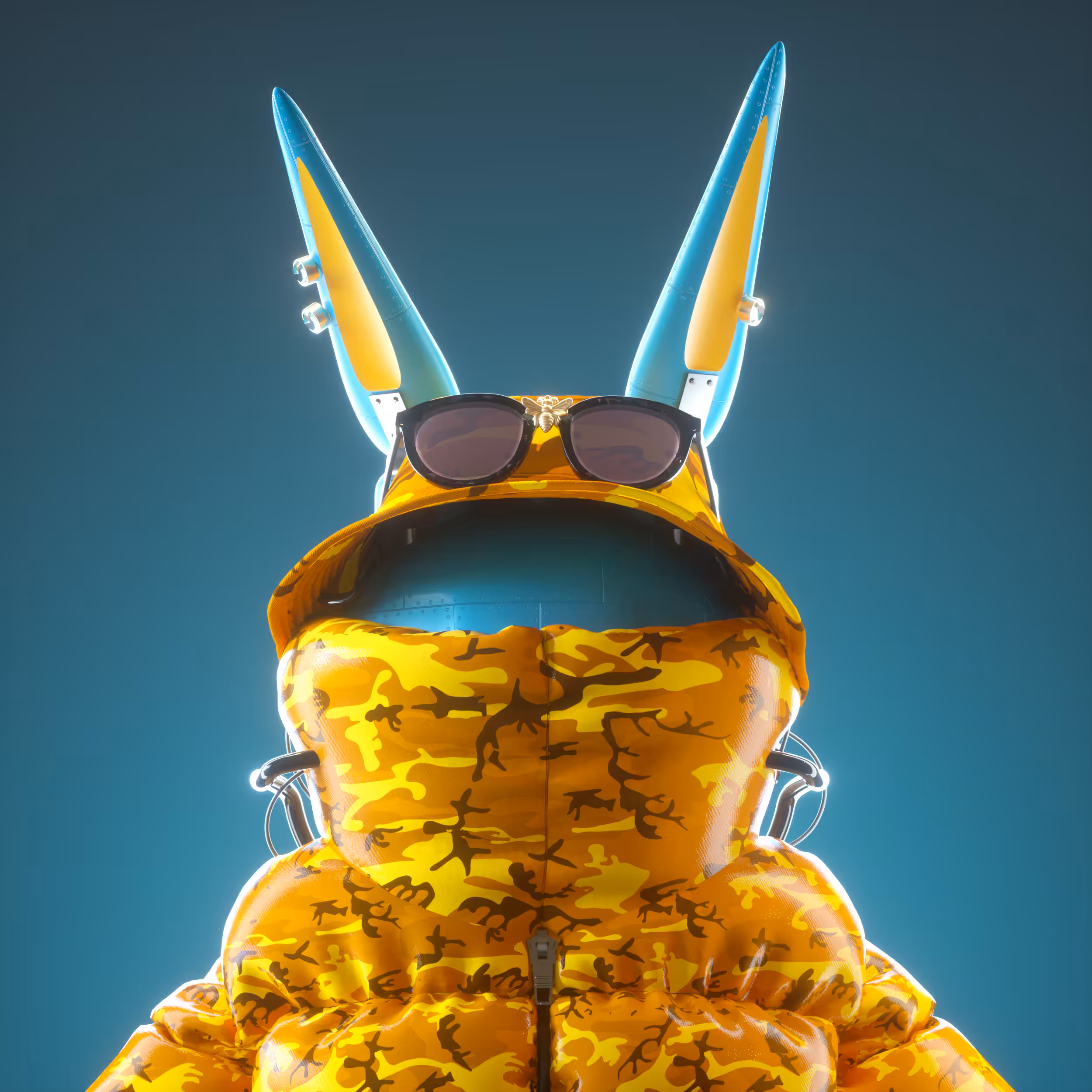 #140 HOPPER - PUFFER UP