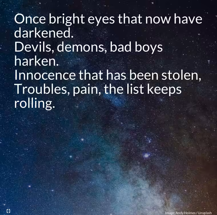 "Dying Star" Stanza 2