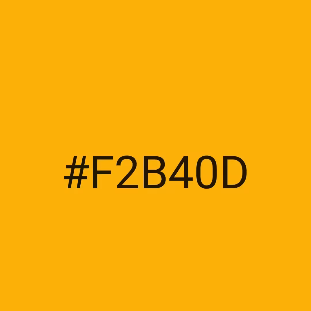 #F2B40D  - RNG Color Experiment 