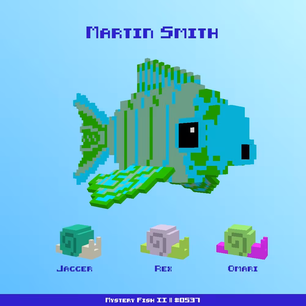 Martin Smith :: Mystery Fish 0537/1000 
