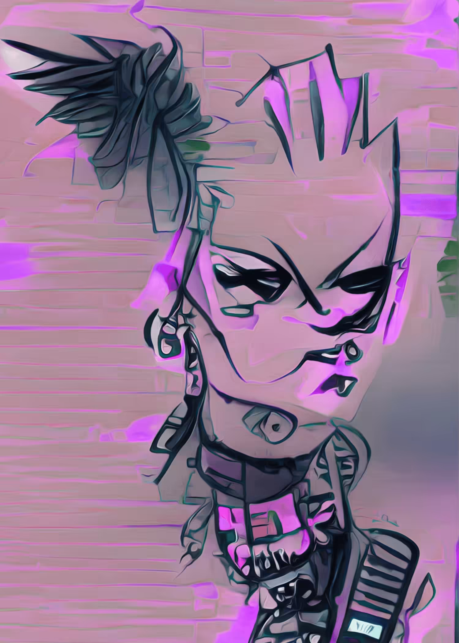 Scribbled Punk #7