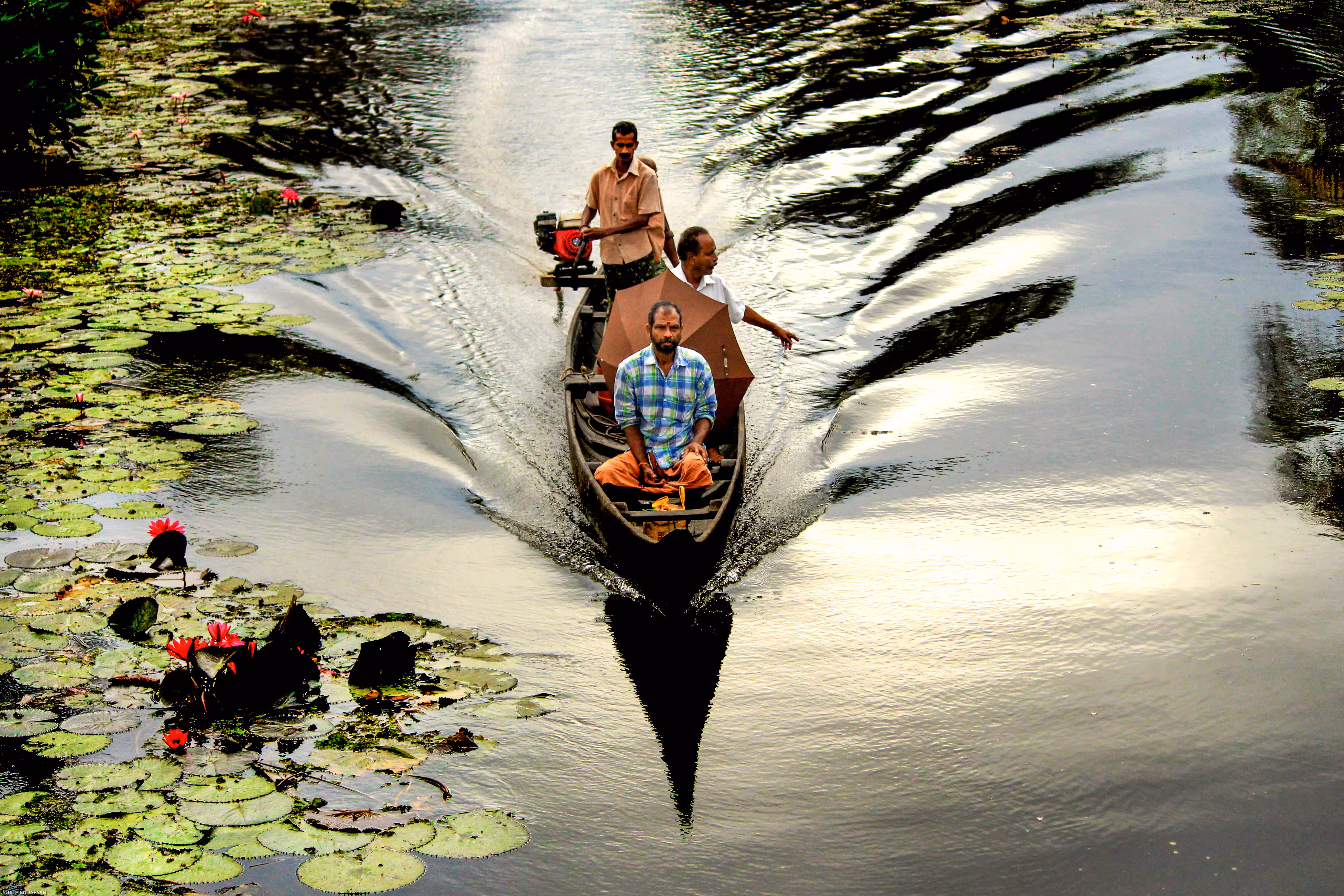 Boats #12 Village life.