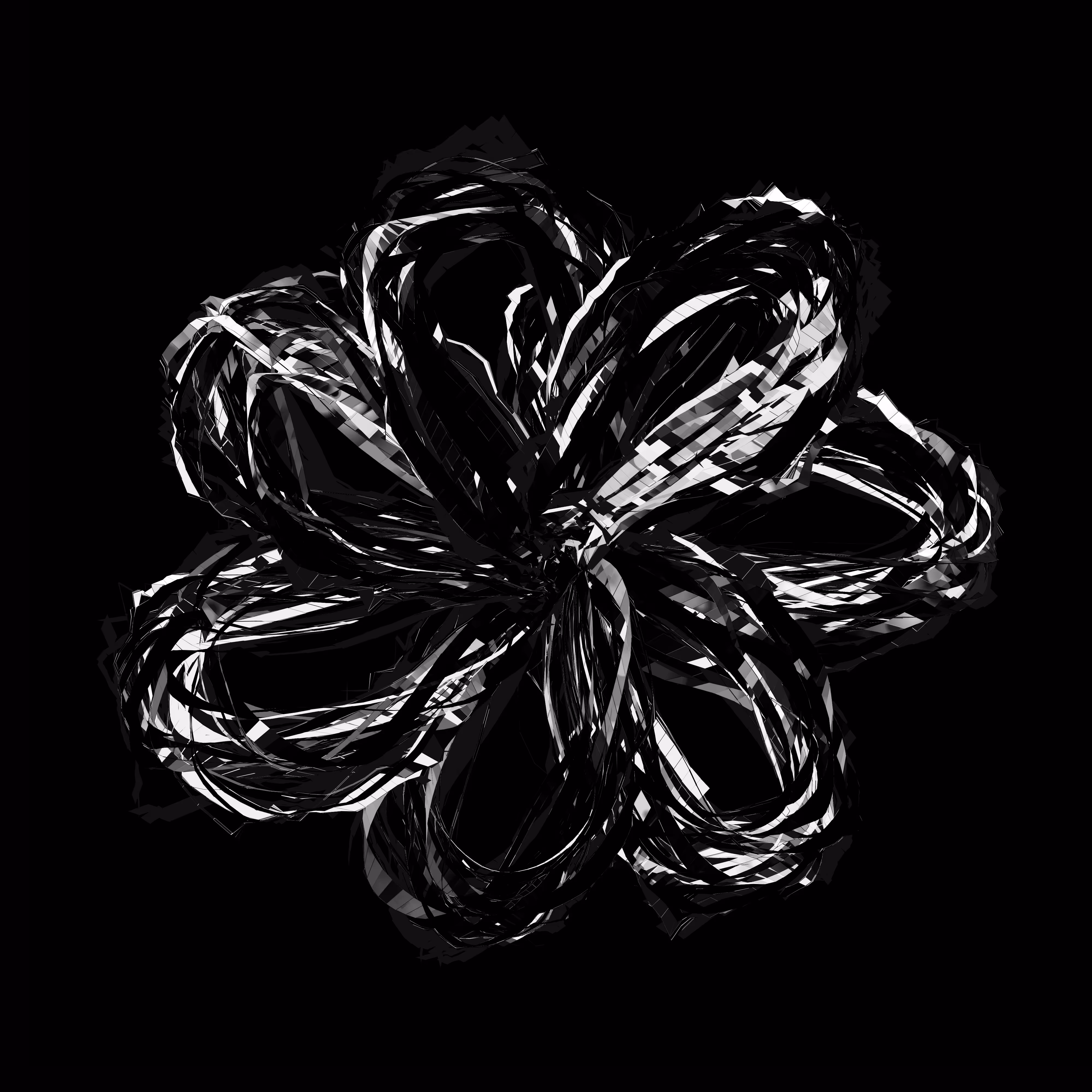 ribbons.flower.silver