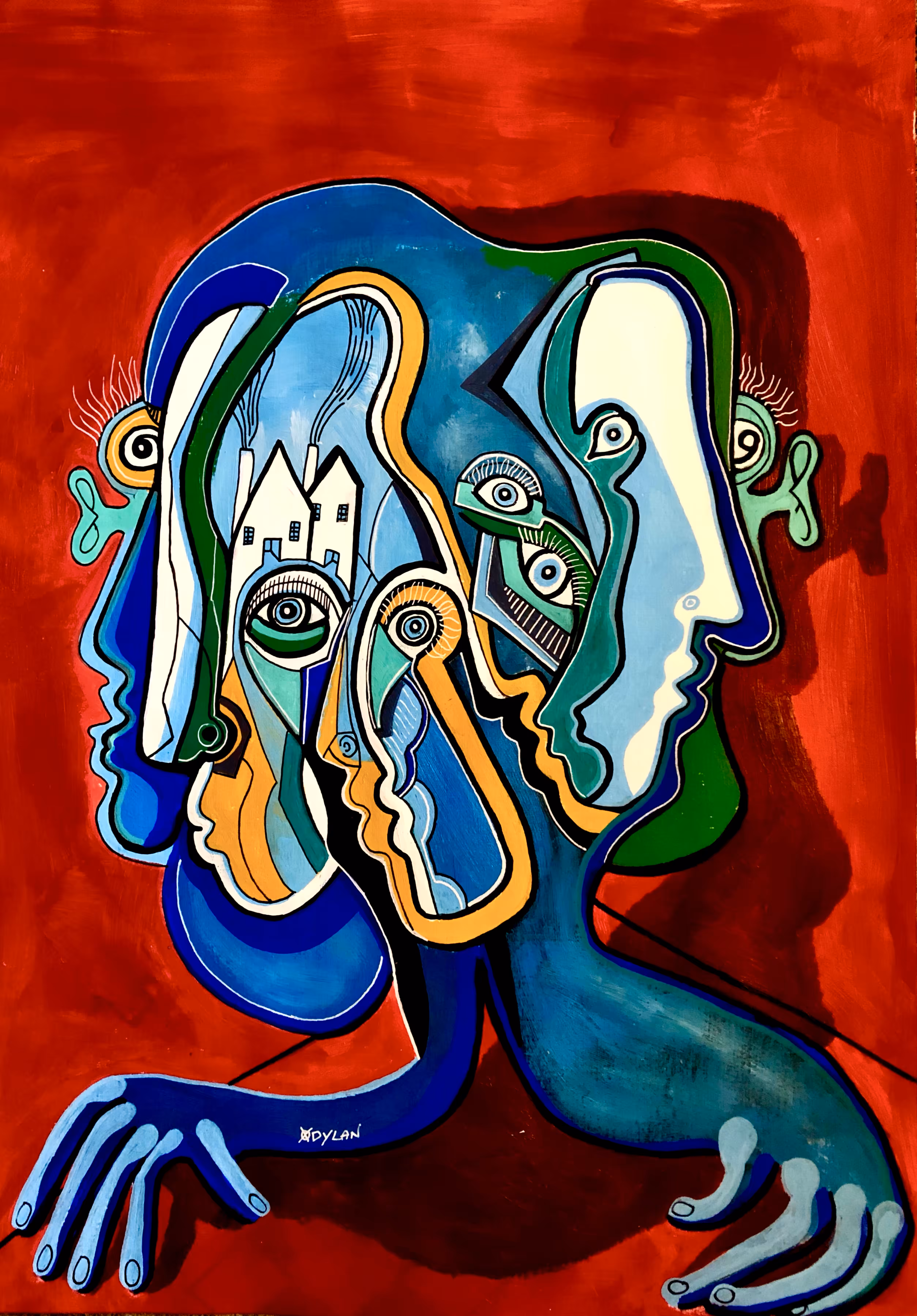 Extra Dimensional projected Consciousness
