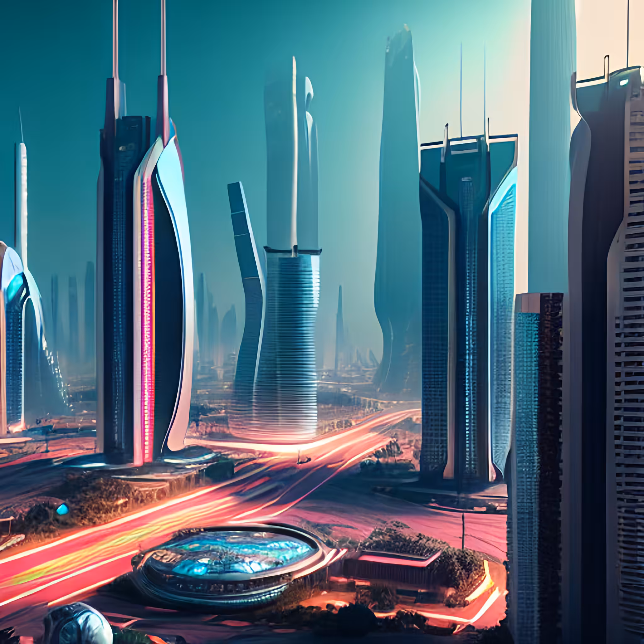 FUTURISTIC CITY #100