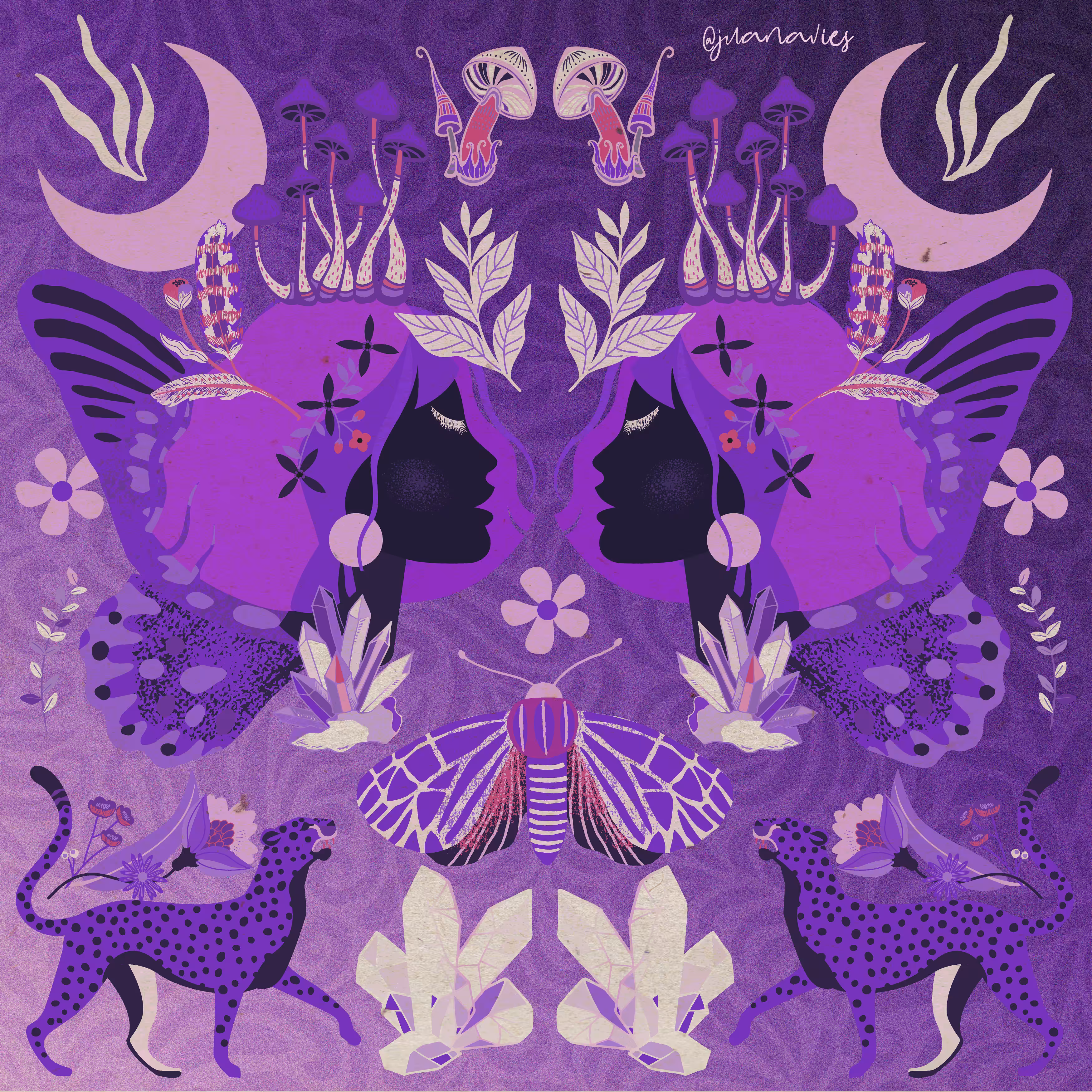 Purple Butterfy Queens