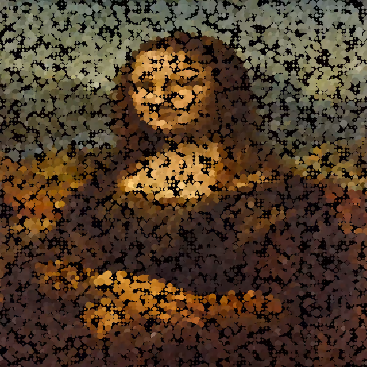 Getting Close to Monna Lisa #12