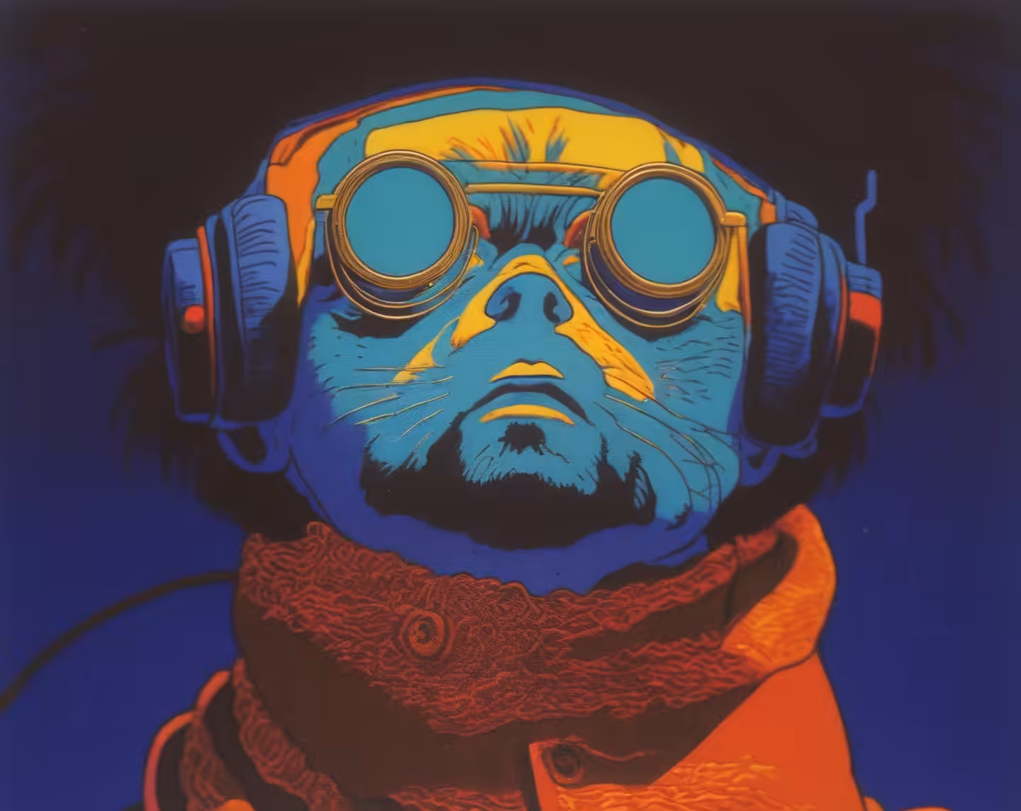 Retro Anime Pug #12