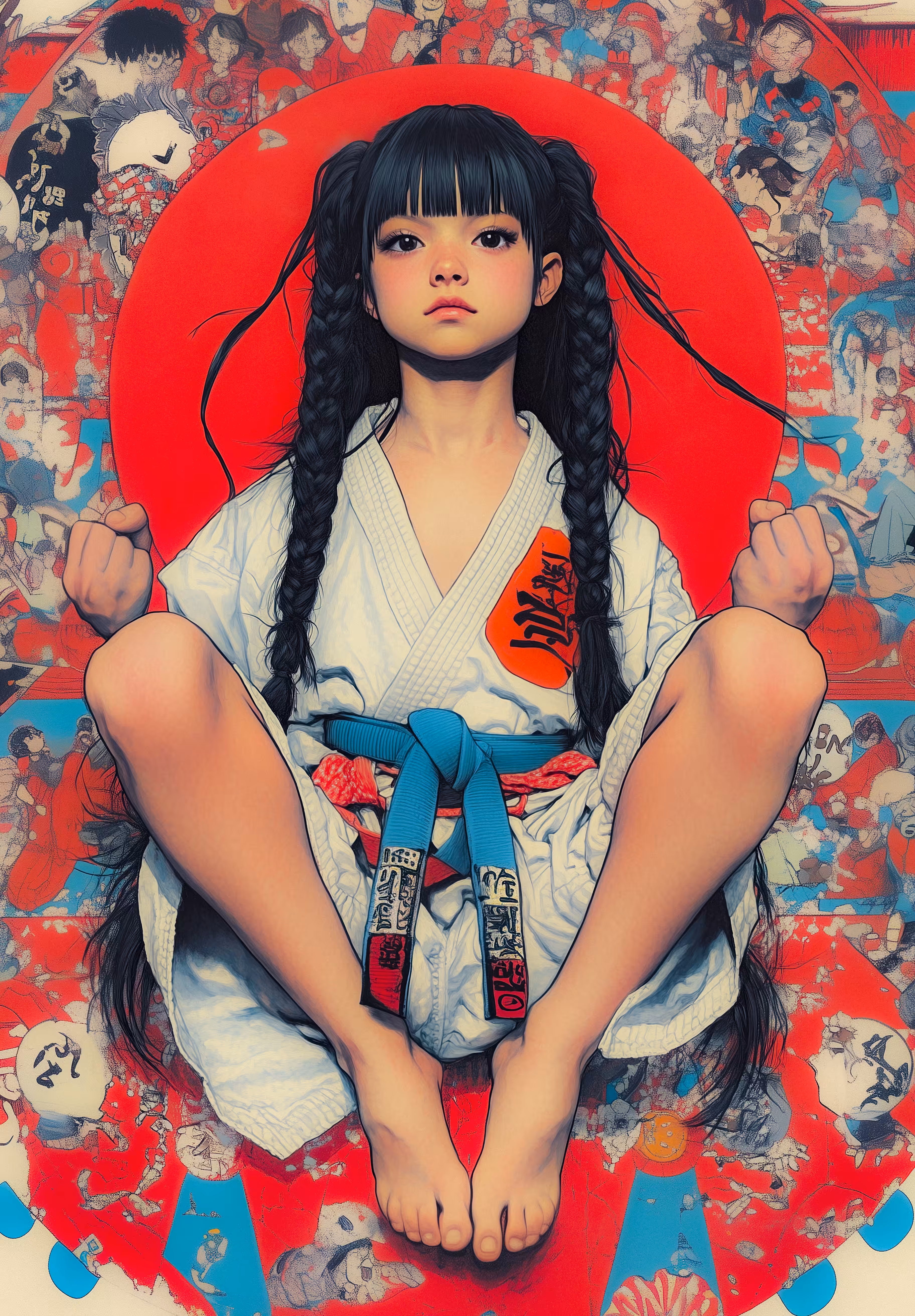 Anri is Karate Kid