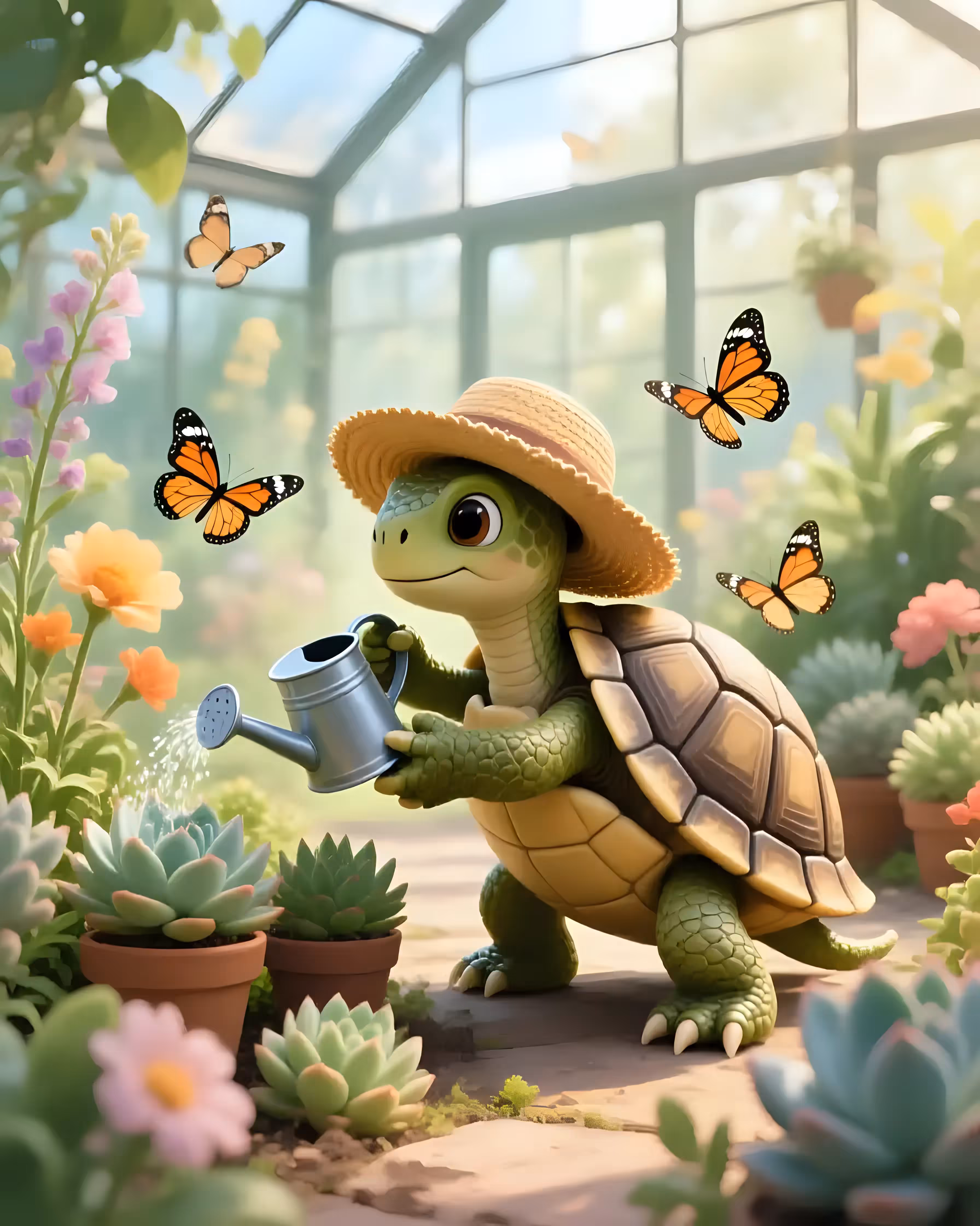 The garden turtle