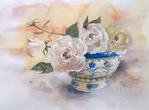Yuko collection: Picking a rose