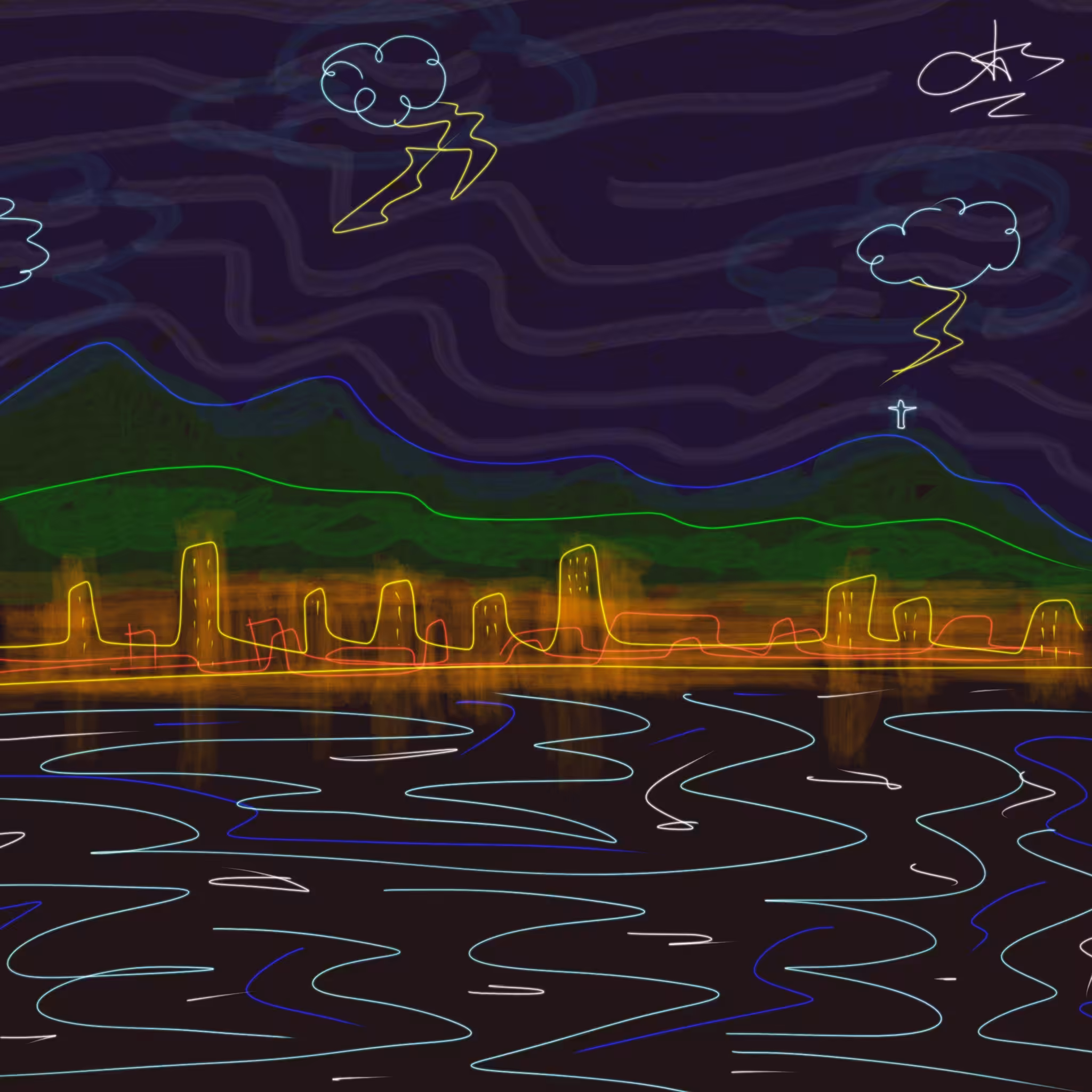 A RIO STORMY NIGHT