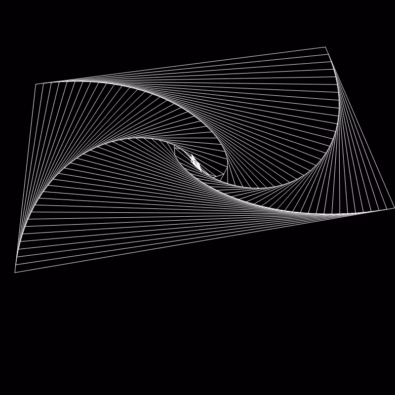 Distorted Spiral Square #1