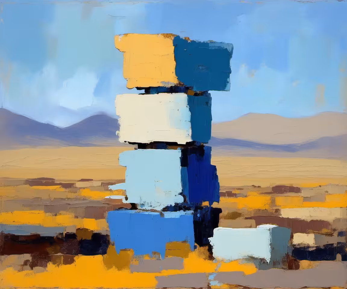 Painted Slabs #42