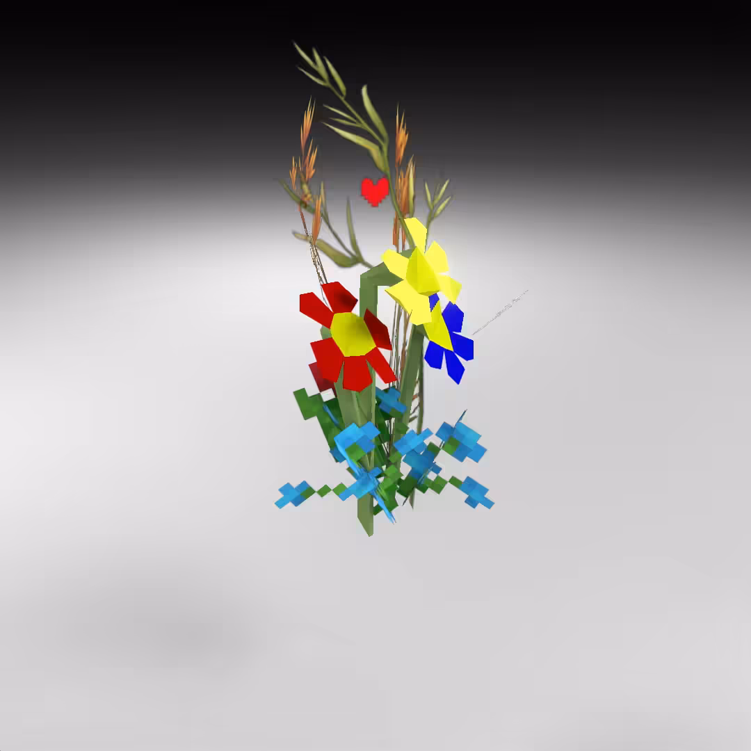 Hand-hacked Bouquet 127