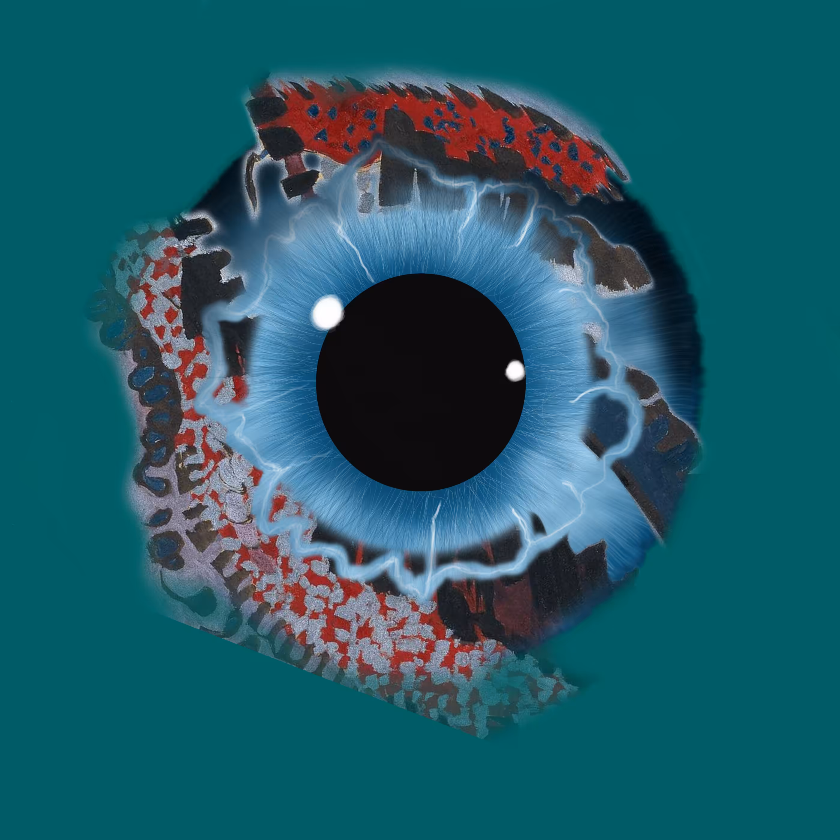Eyemazing Iris: Under your Skin  ‐ Turquoise