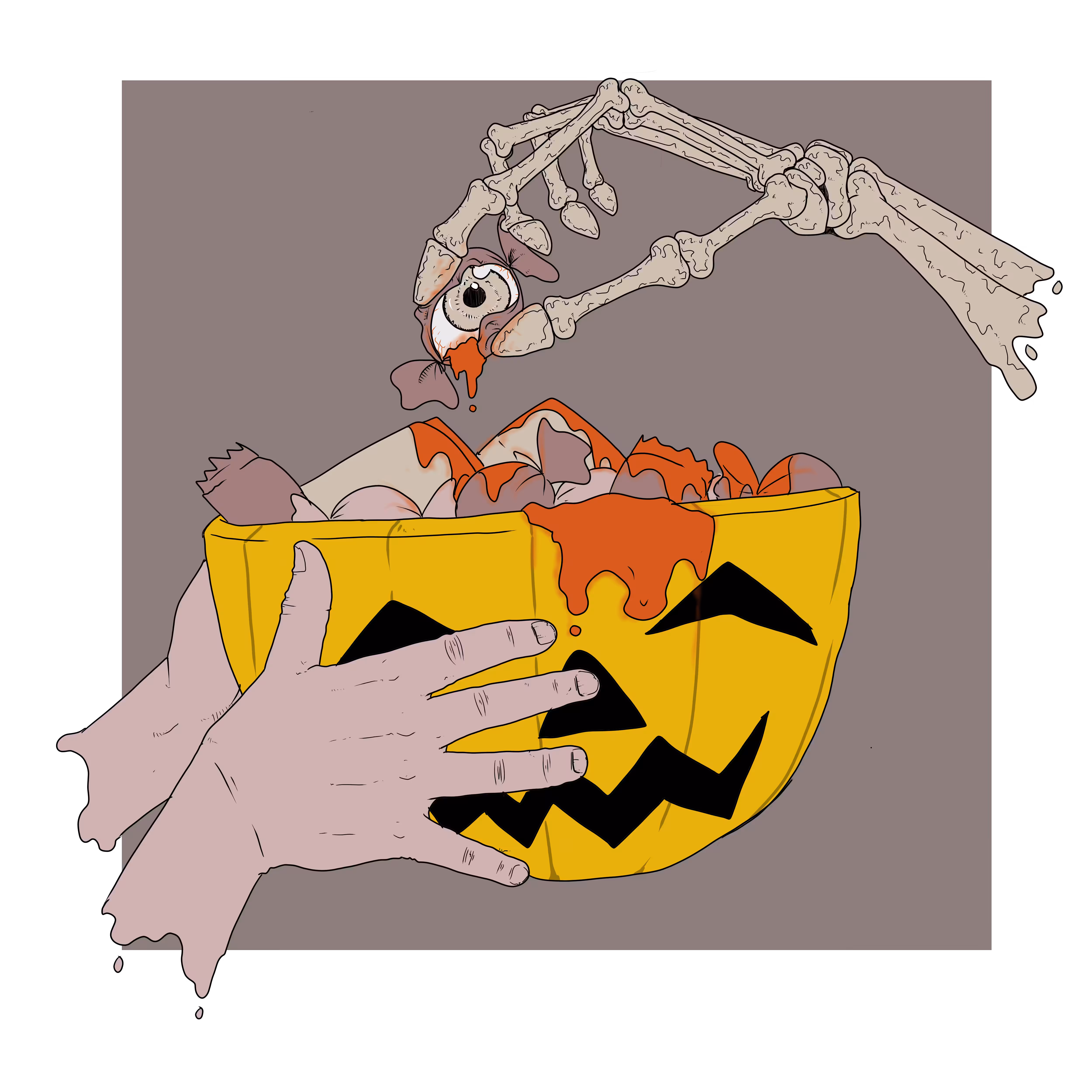 I give you attention, Trick or Treat
