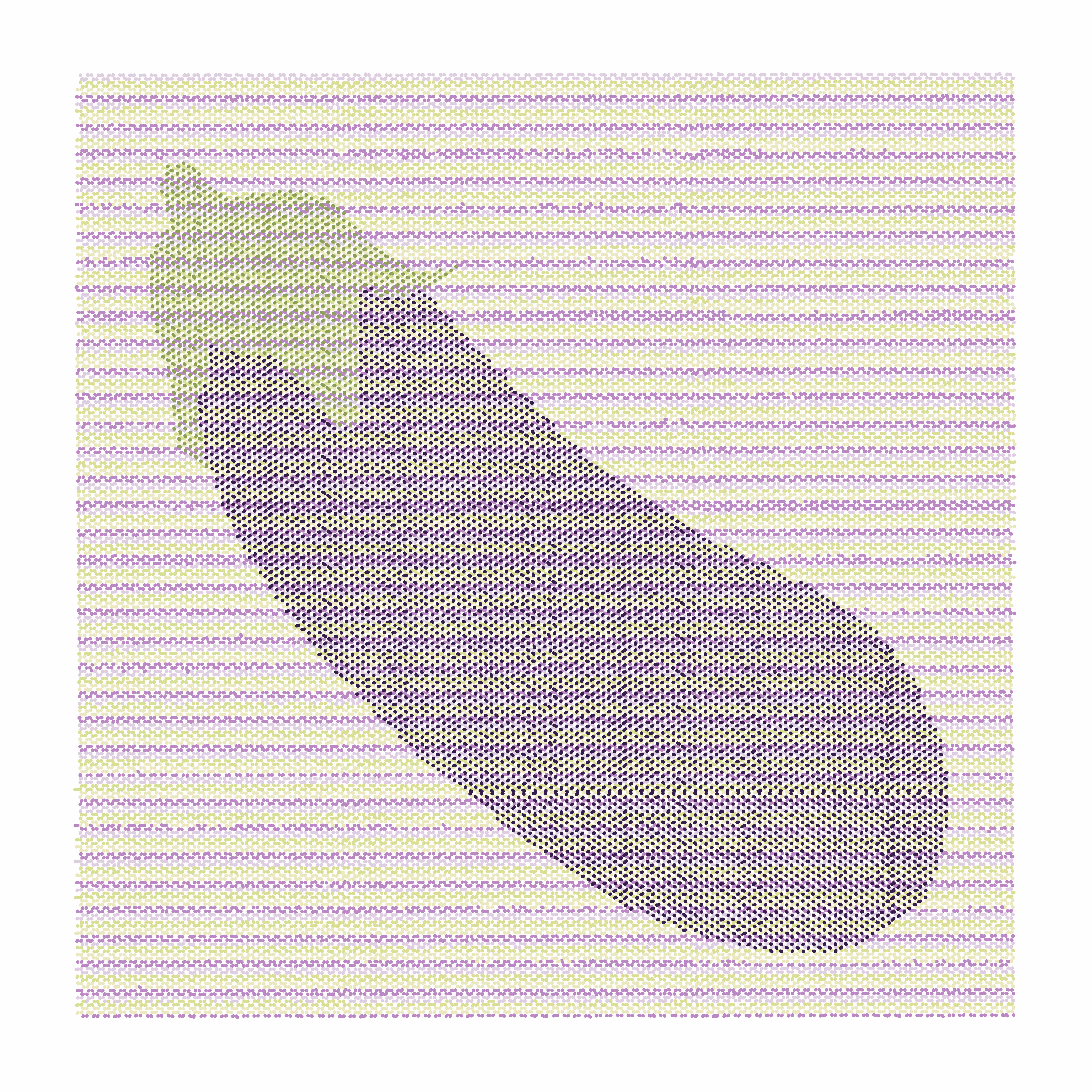 Aubergine Mesh Painting