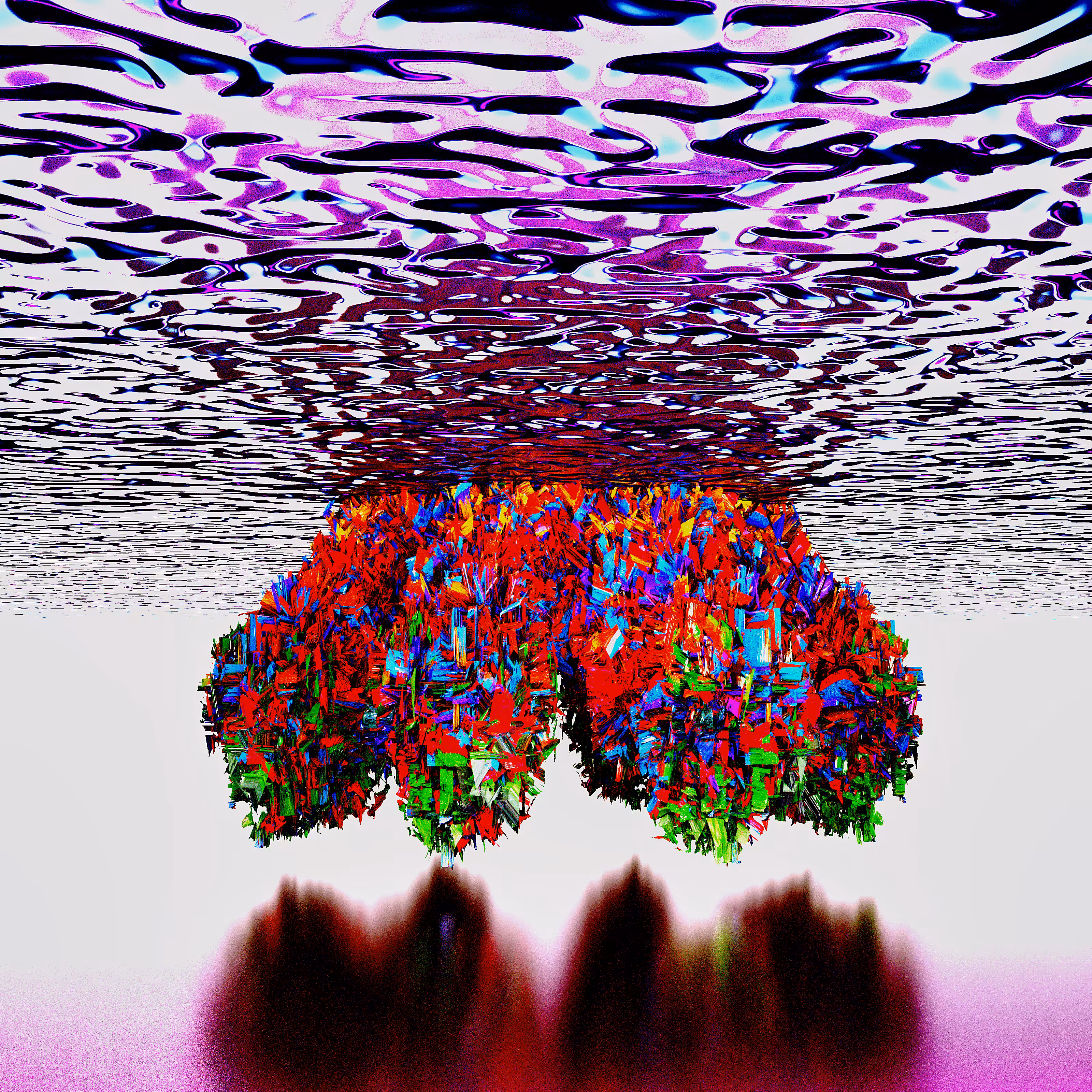 Abstractavaganza 037 "Upside down octopus trip "