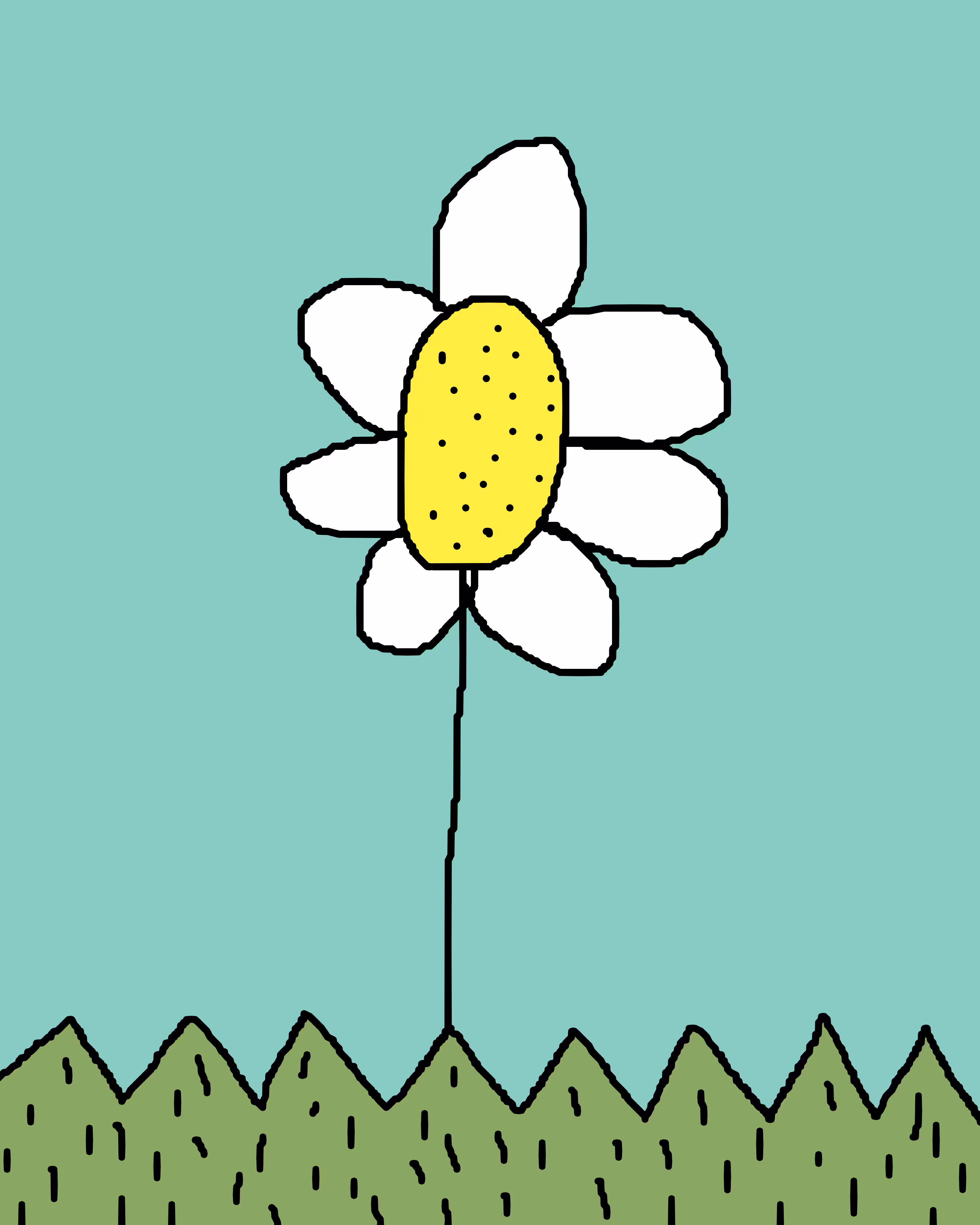Lonely flower