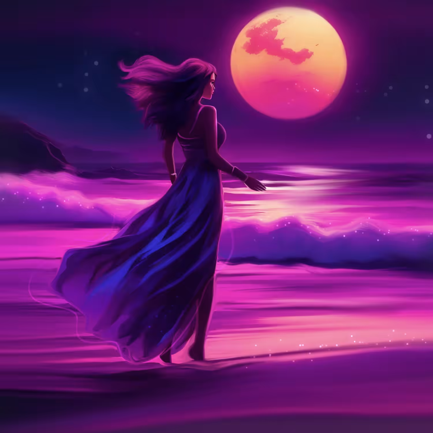 '' moon is calling me ''