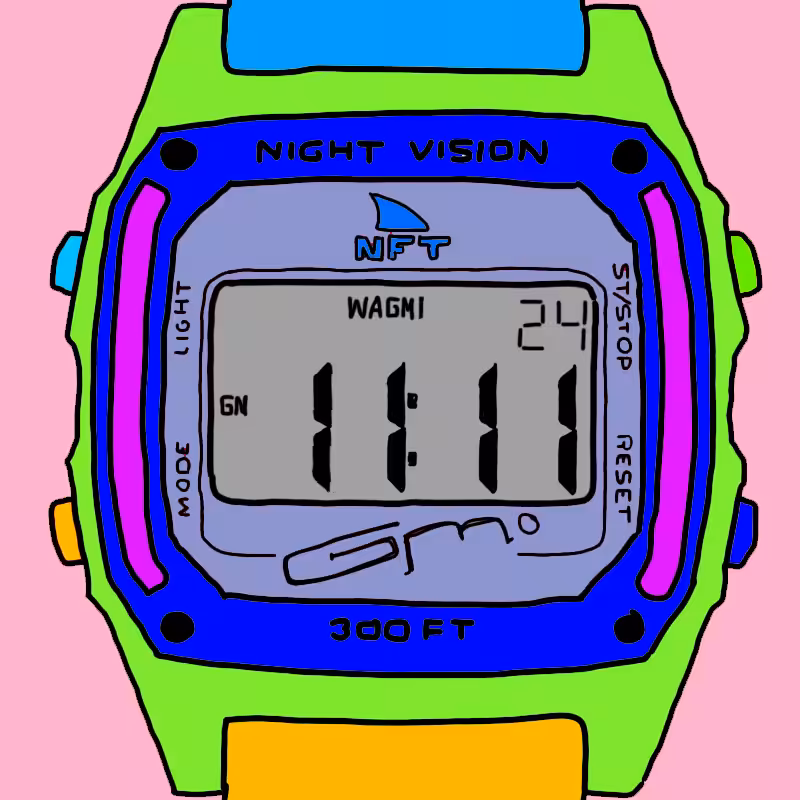 Make a Wish NFT Watch - Colorway #31