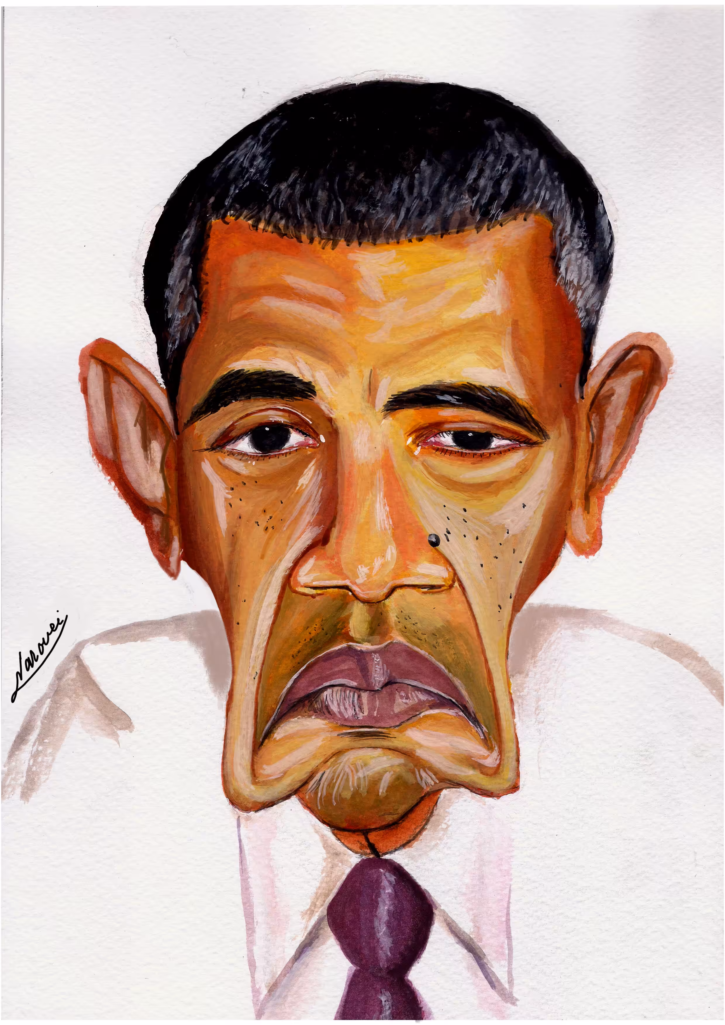 Barack Obama's Caricature