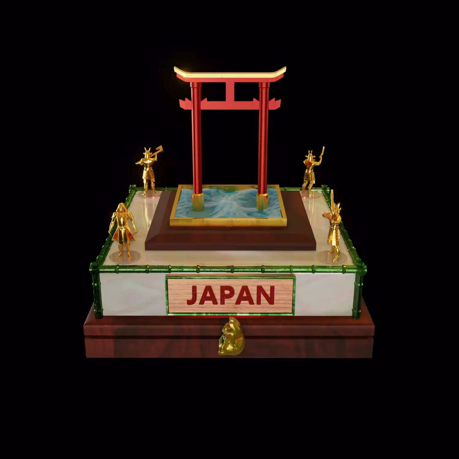 Mechanical Box NFT "Japan & Happy cat"