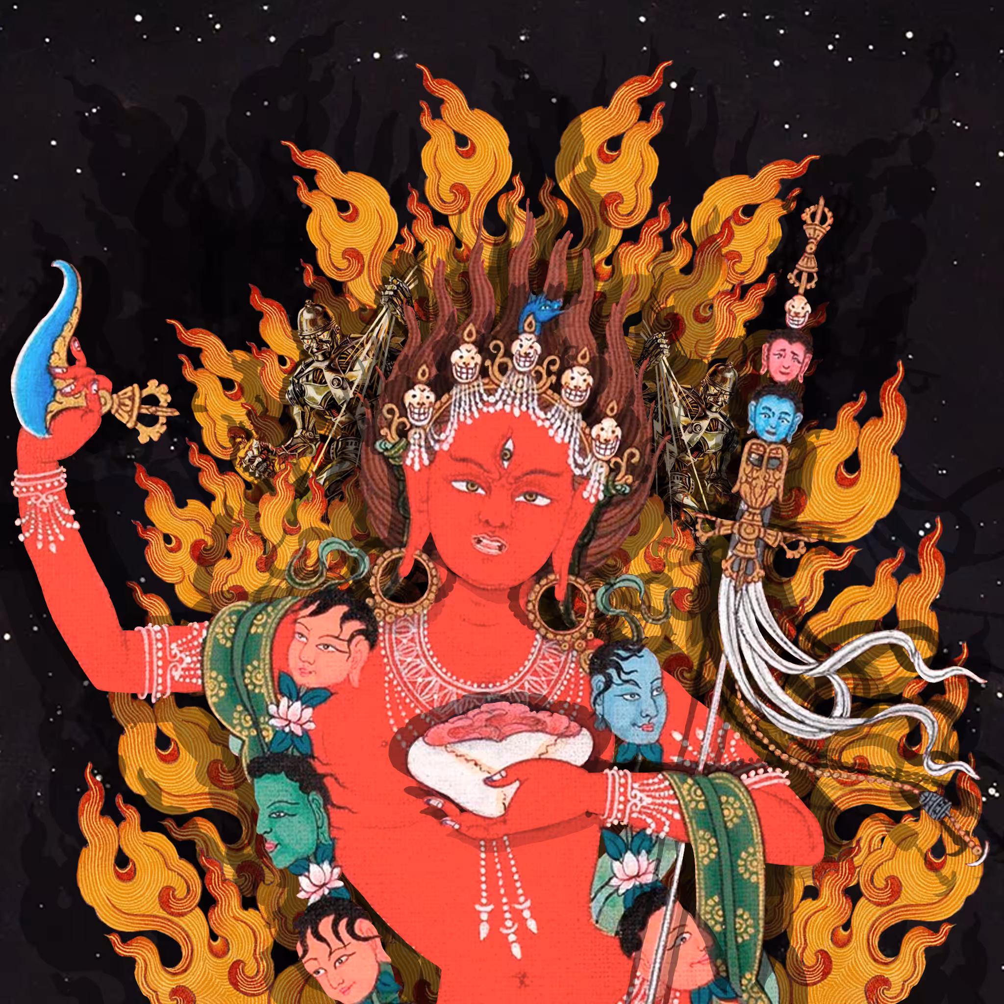 Paper Buddha Buddies: PaperBuddhaBuddy #027