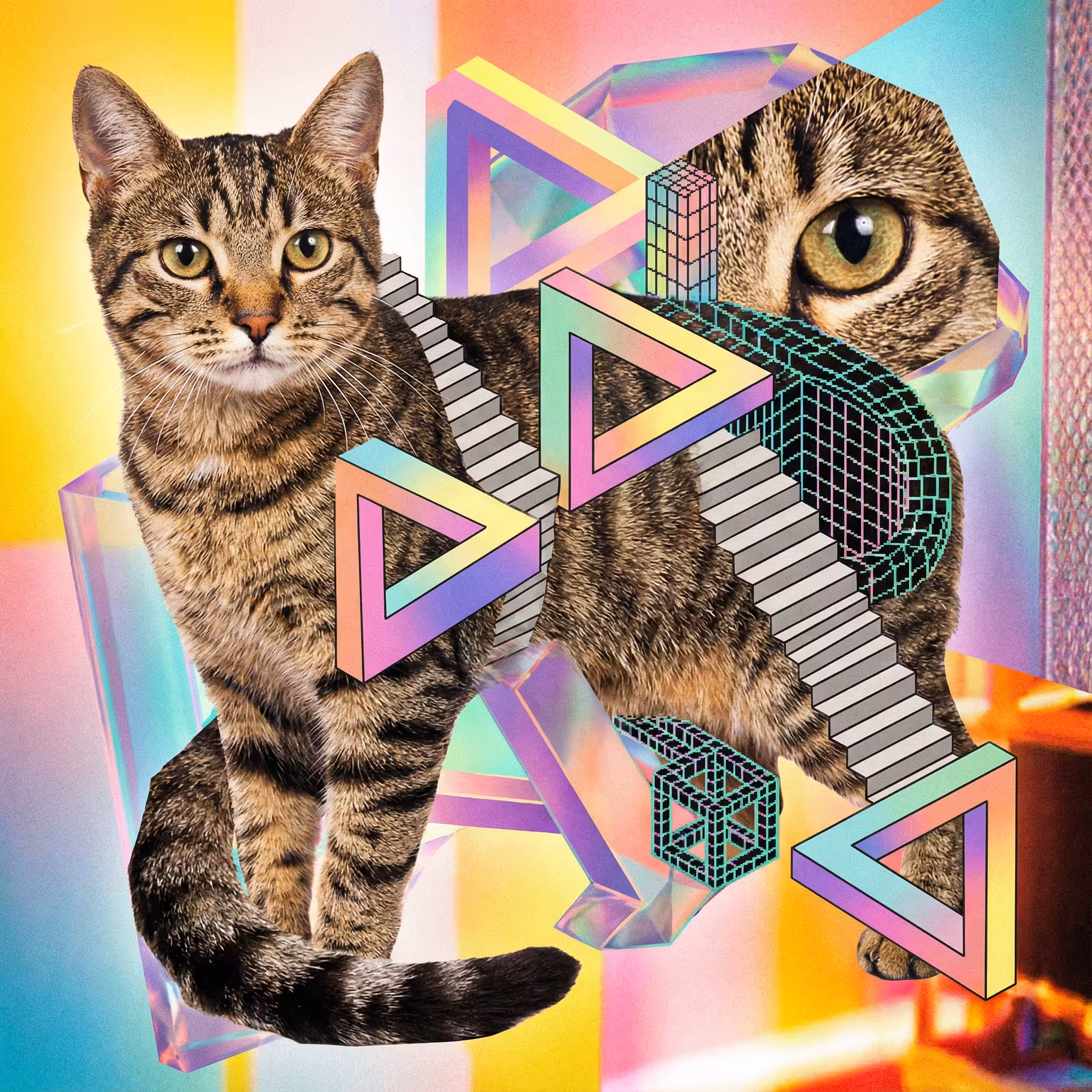 abstract cats #33