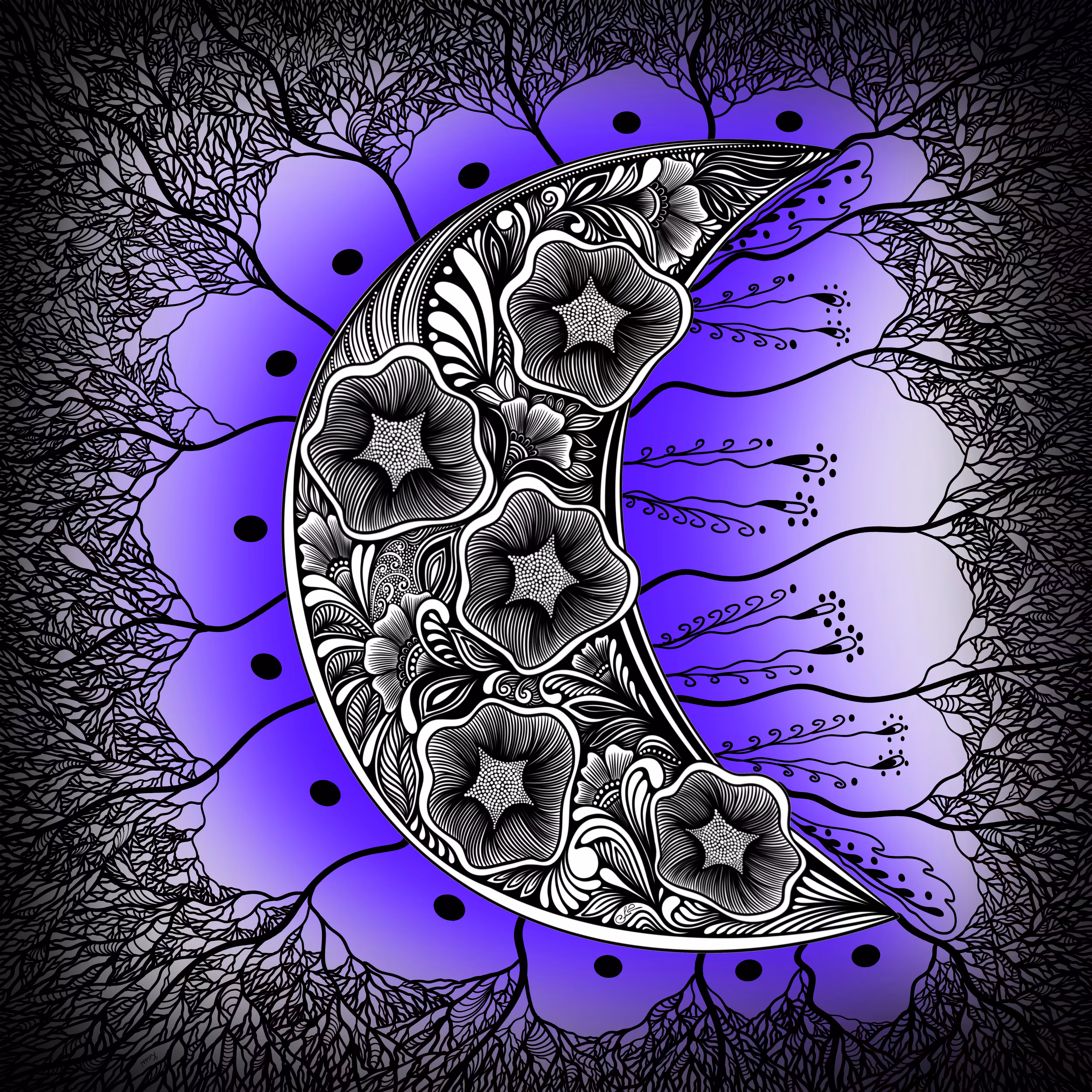 "Mooncatcher, 2023, KASSI X LUNA by ANNAZUBAREV”