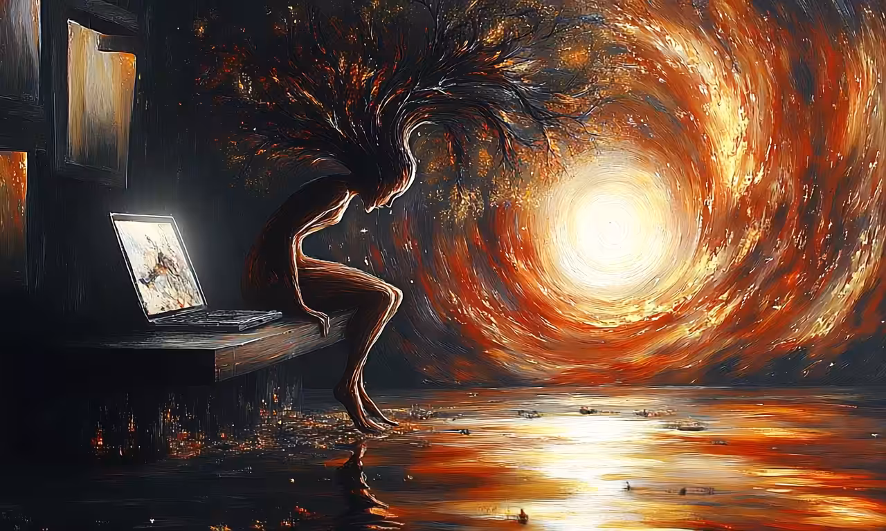 A soul in a whirlpool