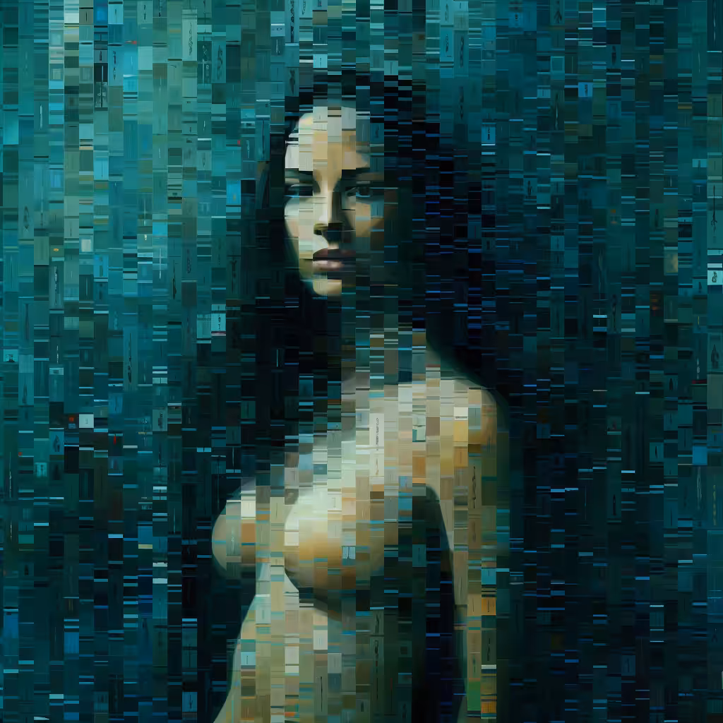 The mystery and beauty of the woman who hides her body from all spirits