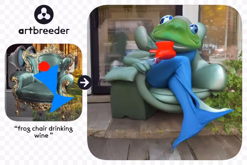pondering frog