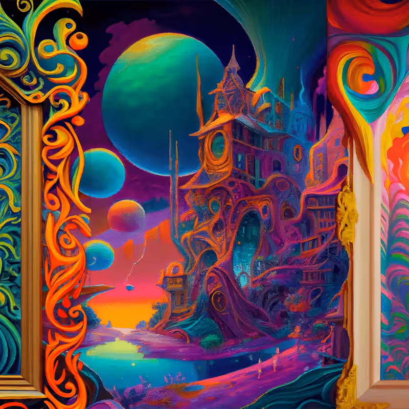 AI Psychedelic City #12