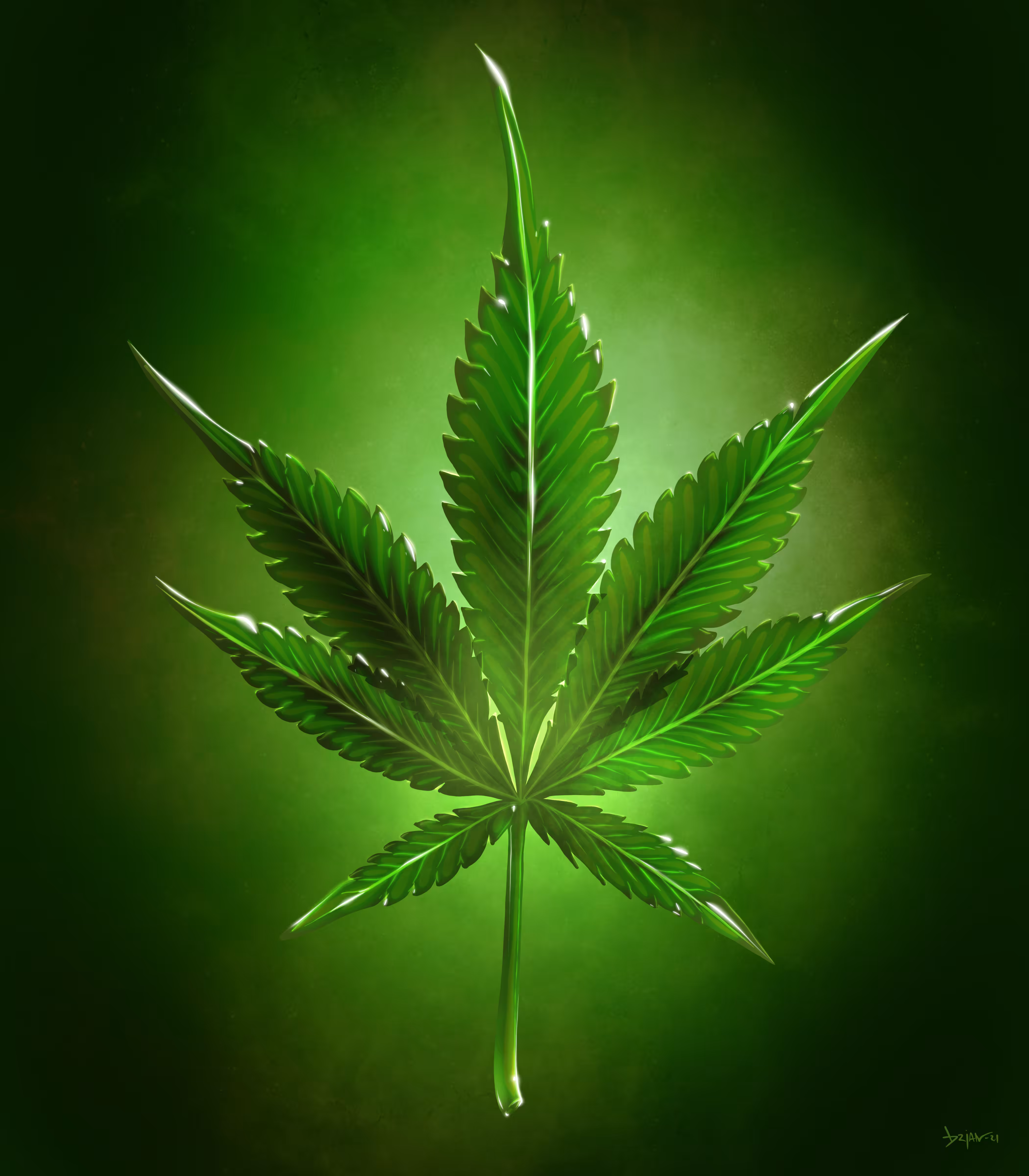 Sweet Leaf in Green